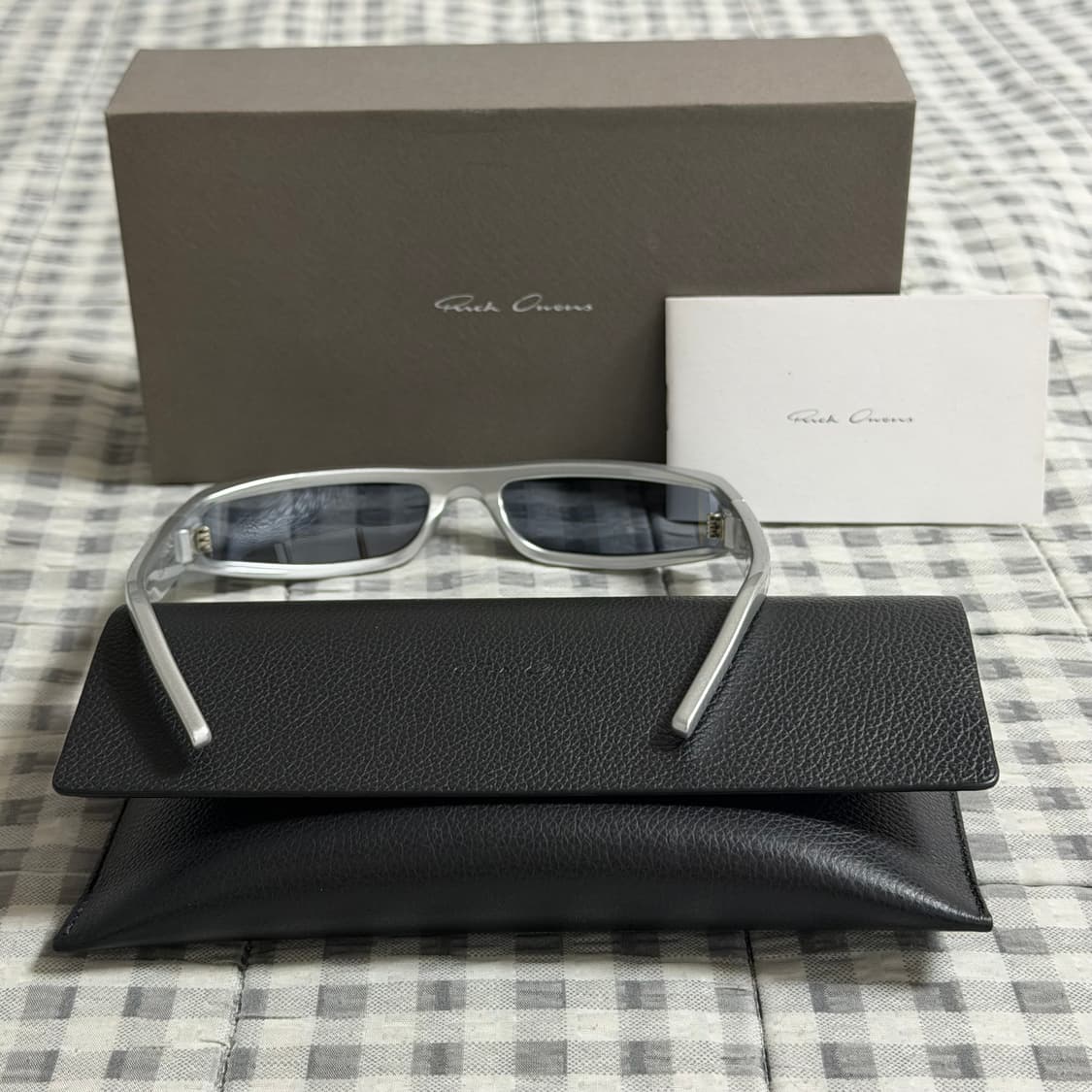 (OS) Rick owens 릭오웬스 fog 미러 선글라스 실버 상품이미지4