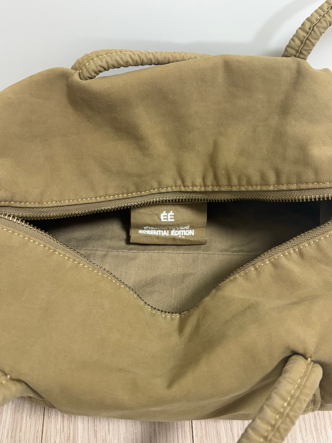 GARMENT DYED DUFFLE BAG (SMALL) BEIGE 상품이미지3