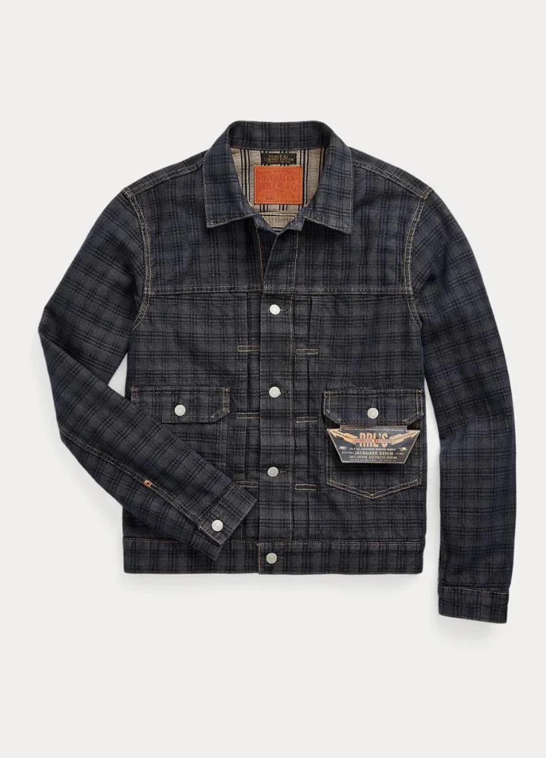 더블알엘(RRL) 리미티드 에디션 자카드 데님 재킷 M사이즈 상품이미지1