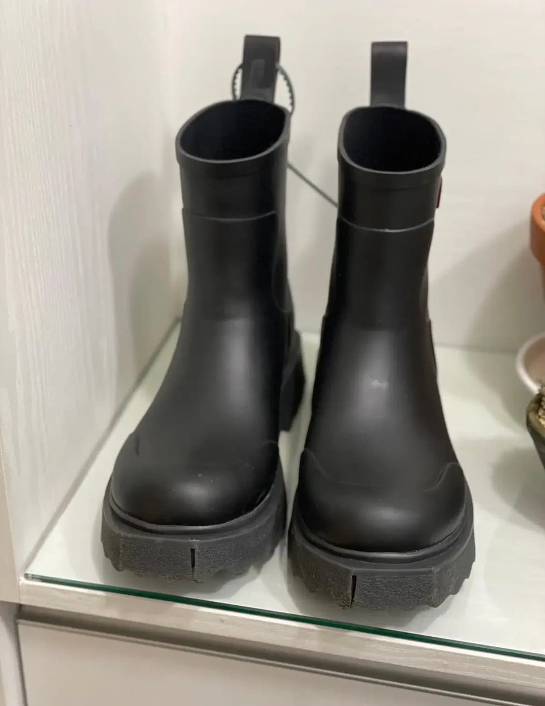 오프화이트 레인부츠 블랙 41사이즈 상품이미지4