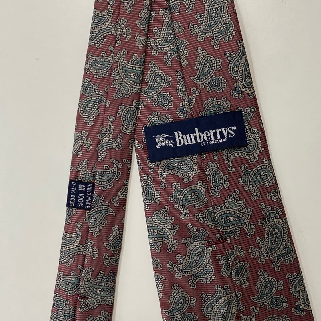 버버리 페이즐리 명품 정품 넥타이 (Burberry) 8.3cm 상품이미지6