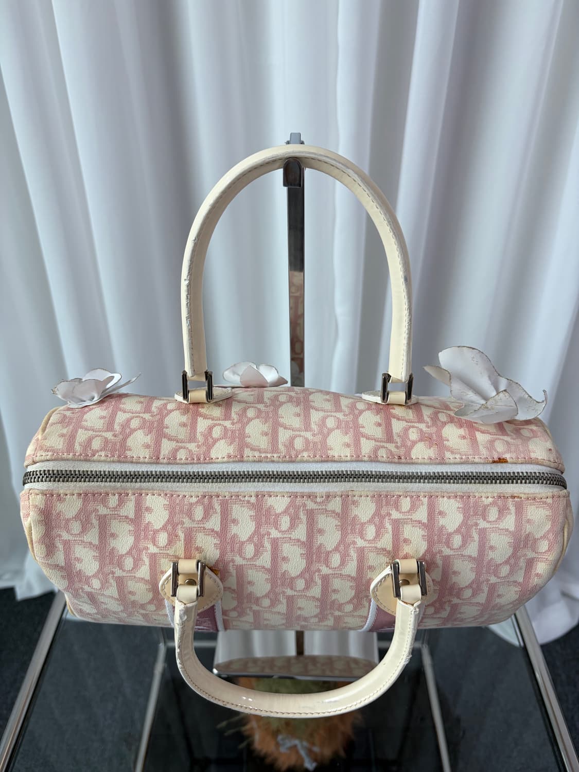 디올 트로터 걸리 핑크 보스턴백 상품이미지4