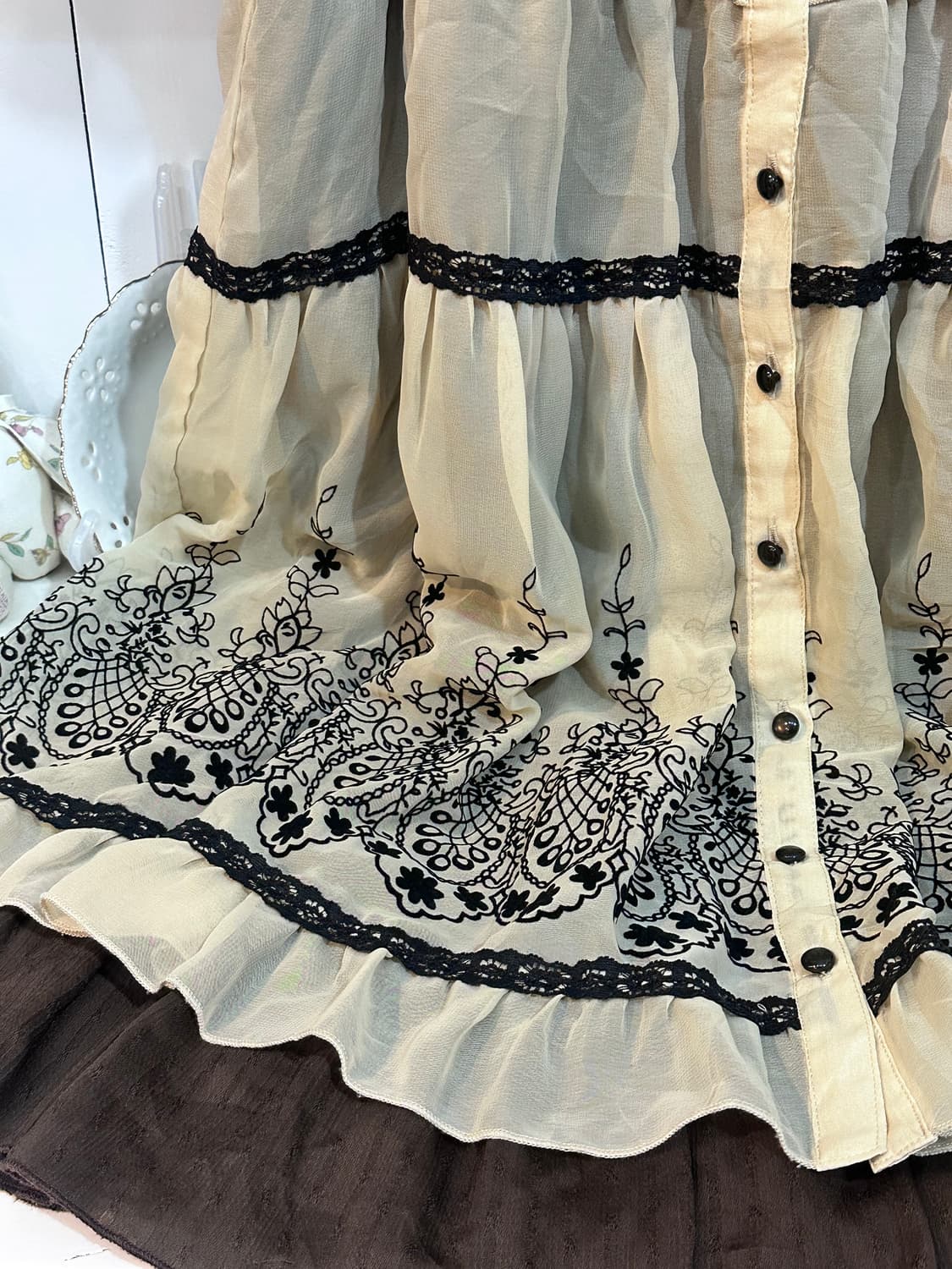 악시즈팜(악시즈팜) 팜므(팜므) 로맨틱 스모크 원피스 상품이미지4