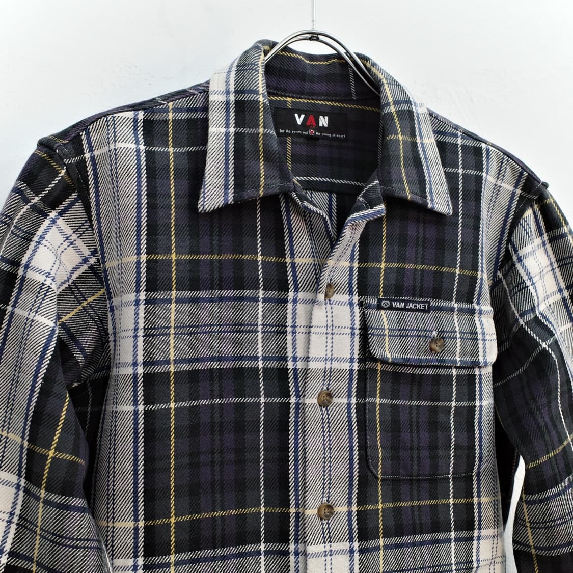 van jac heavy cotton shirt jacket 상품이미지2