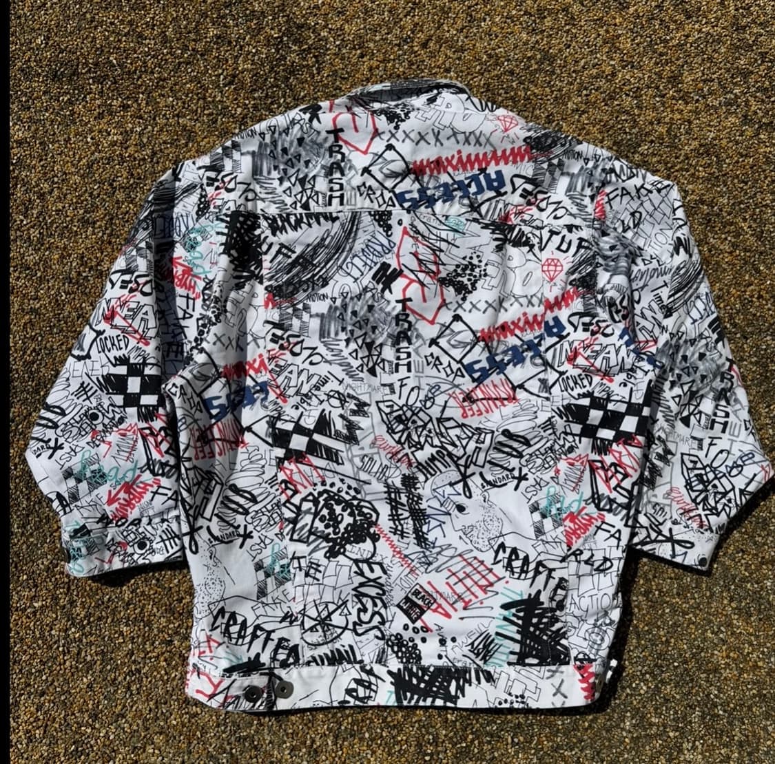 [XL] Masion Margiela 메종 마르지엘라 그래피티 데님자켓  상품이미지2