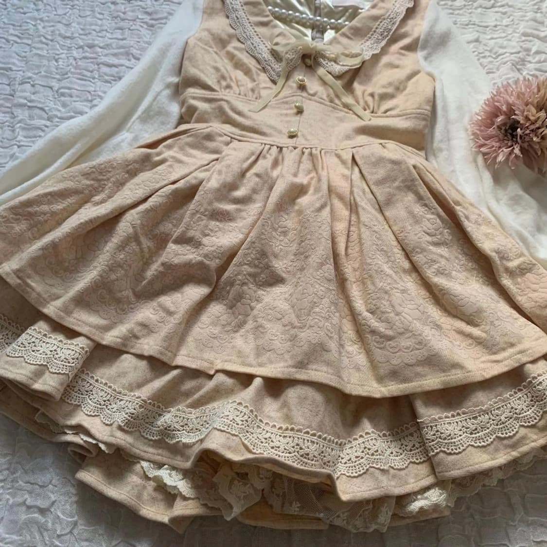 리즈리사 고전 라떼갸루 원피스 상품이미지4