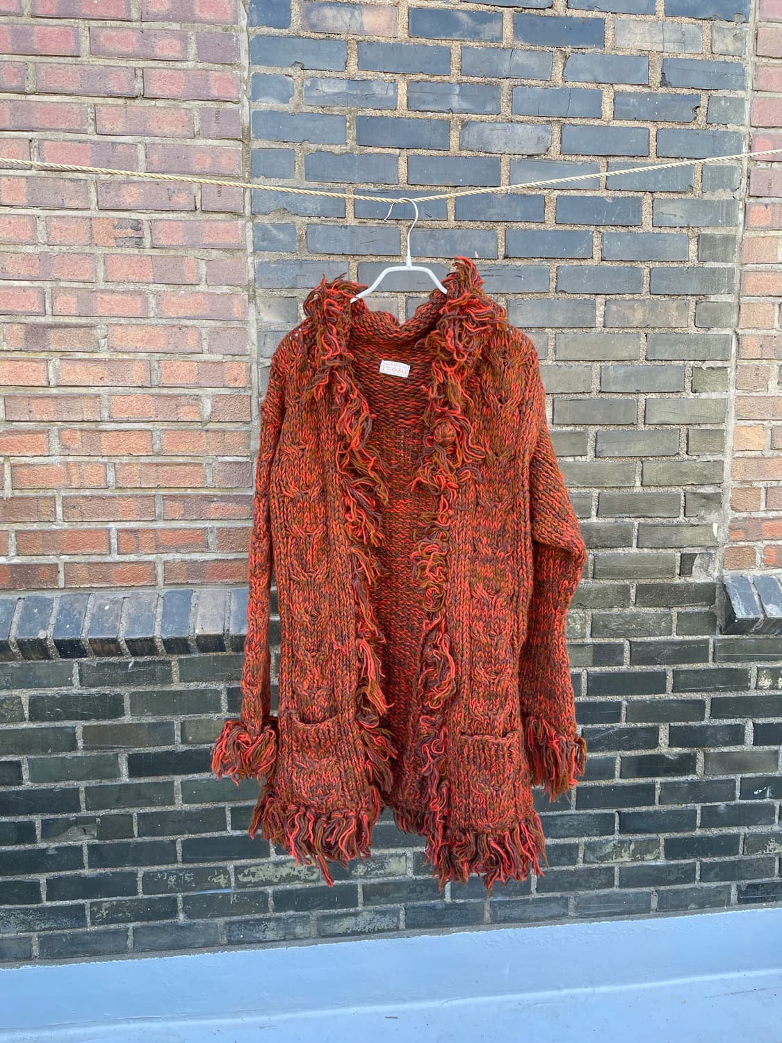 보헤미안프린지니트가디건 상품이미지2