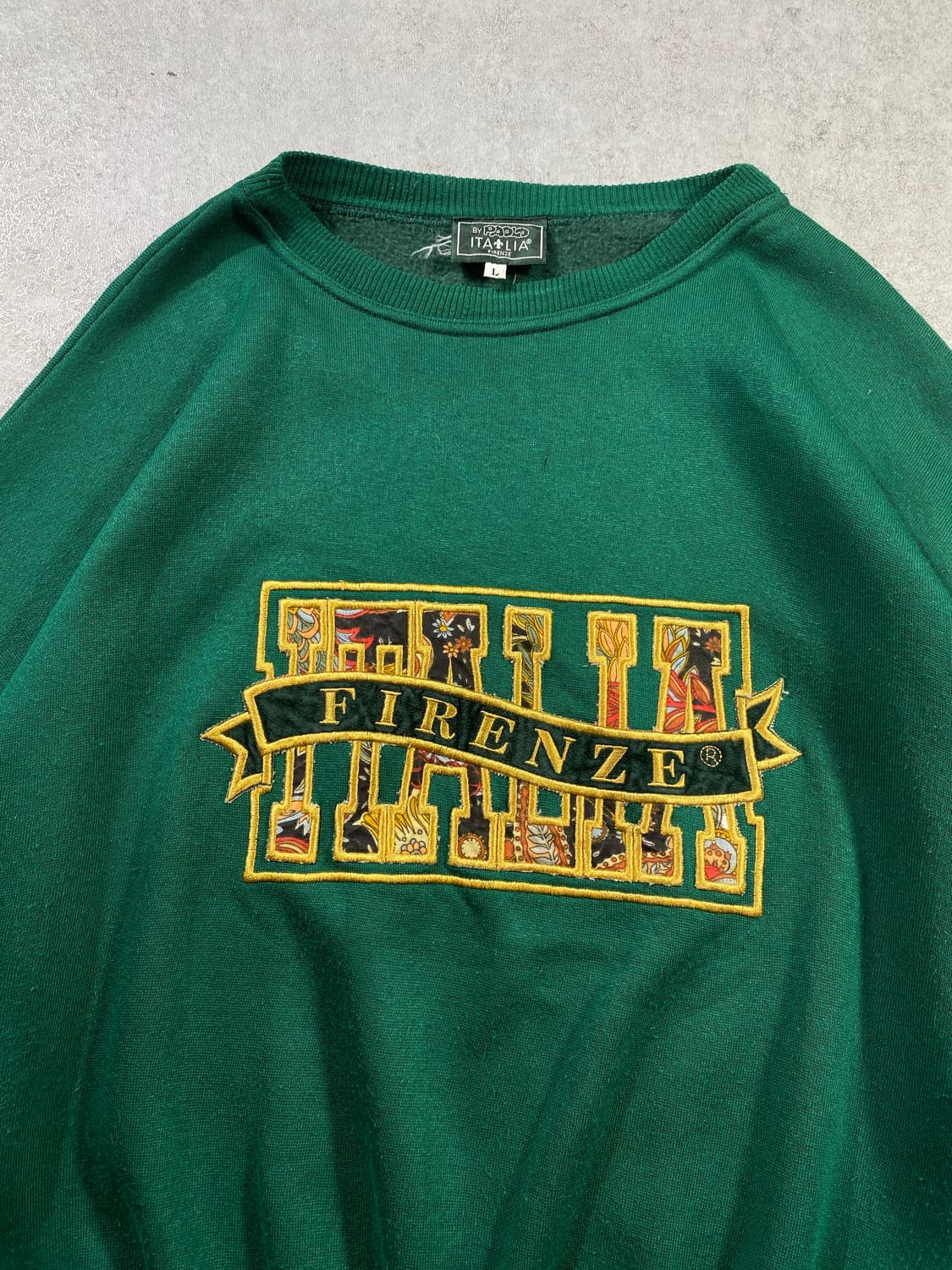 [L-XL] 90s FIRENZE 이태리 메이드 빈티지 스웻셔츠 상품이미지2