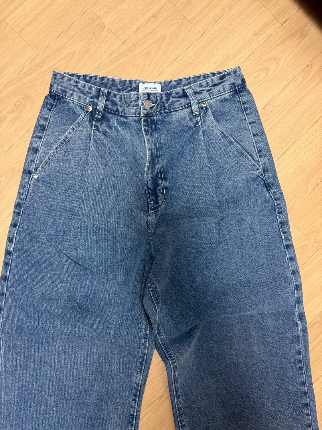 커버낫 와이드핏 데님팬츠 M 상품이미지2