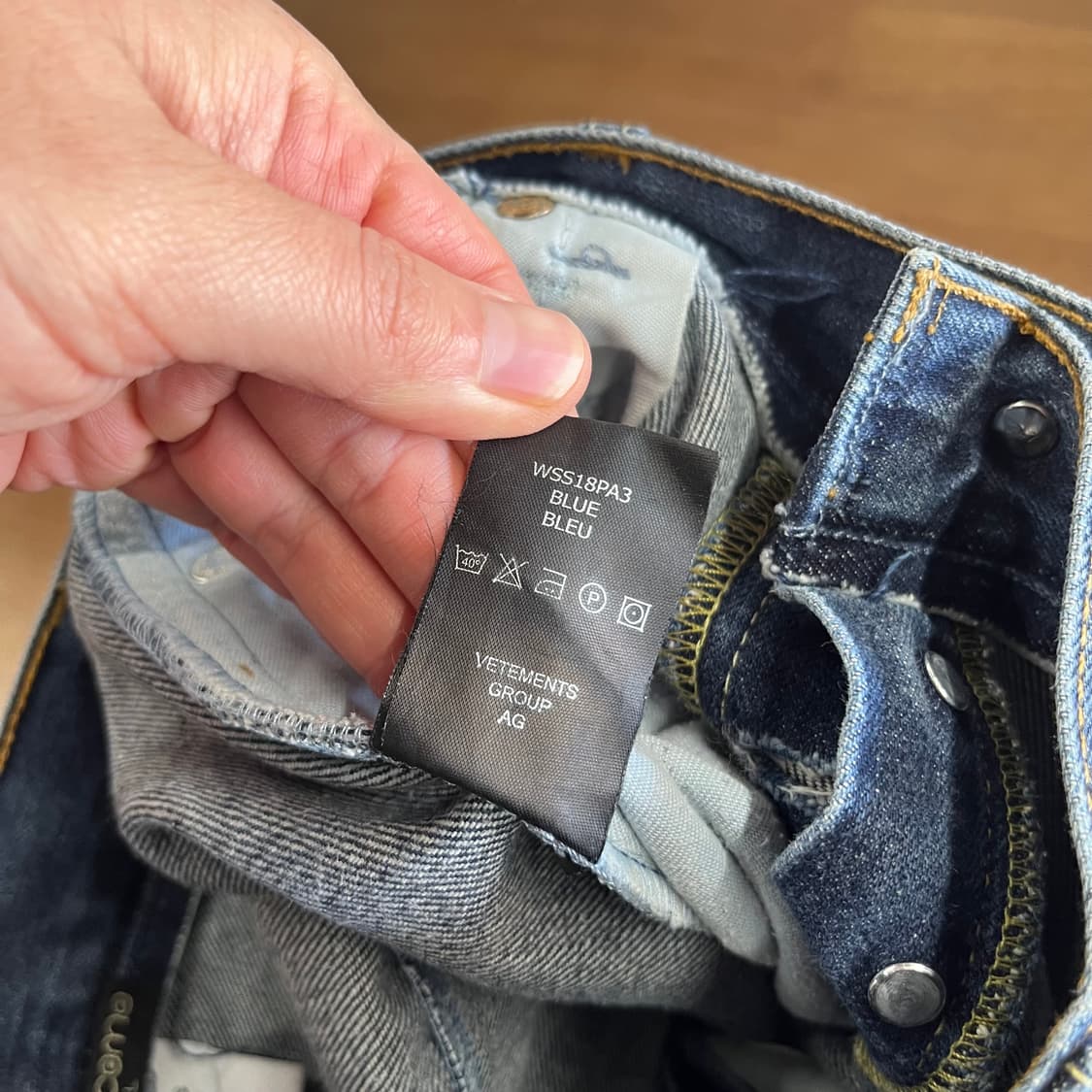 베트멍 x 리바이스 리워크 컷아웃 데님팬츠 XS 상품이미지8