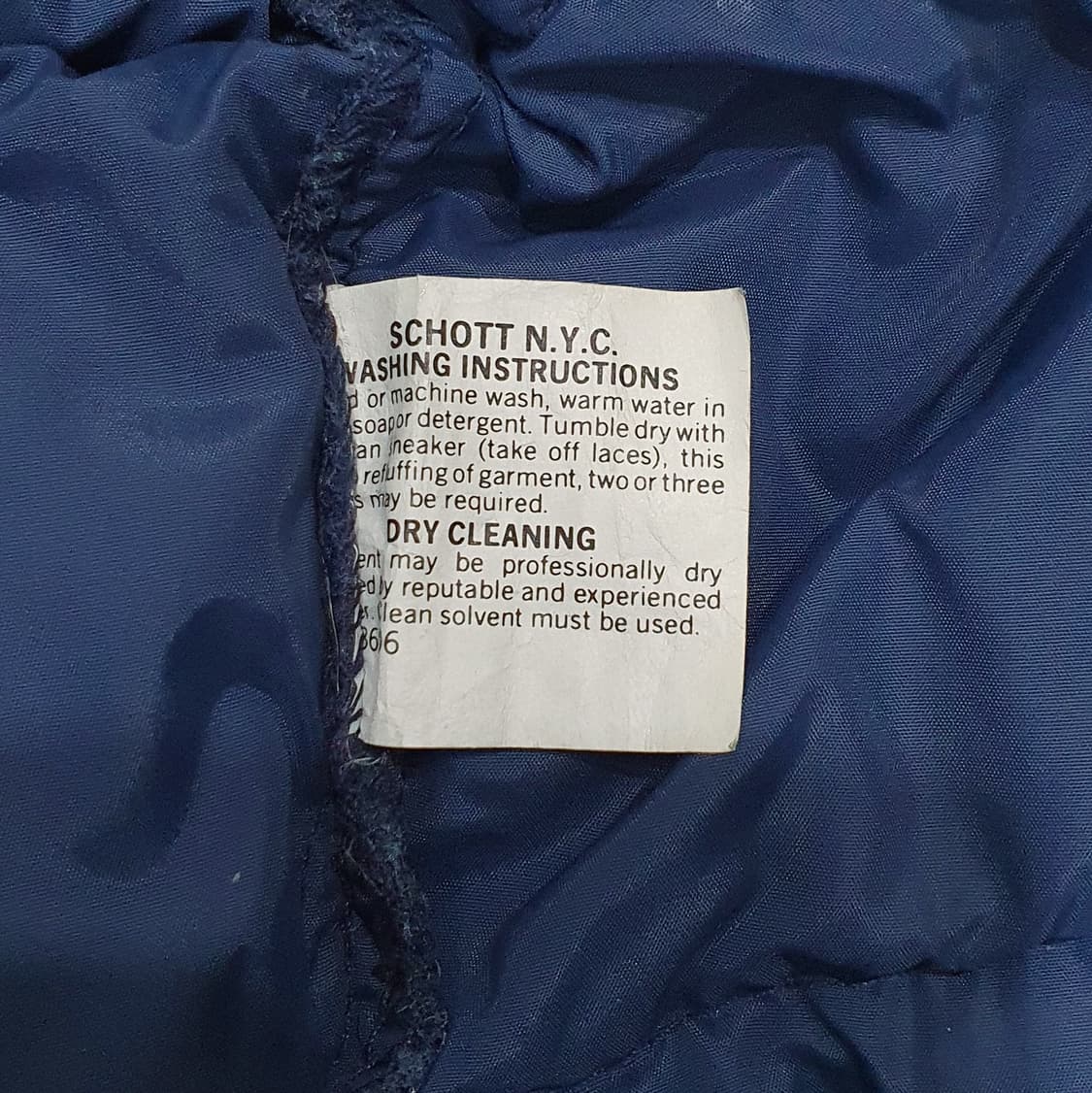 schott 웨스턴 다운 80s 숏 패딩 L (105) 스카이라이너 상품이미지9