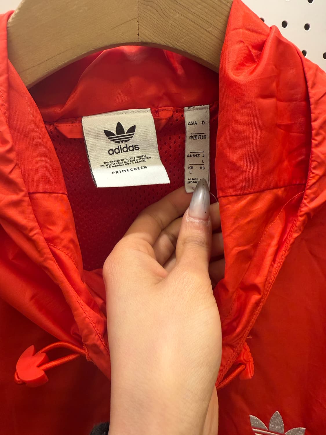 아디다스 오리지널스 트레포일 후드 바람막이 U951 상품이미지5