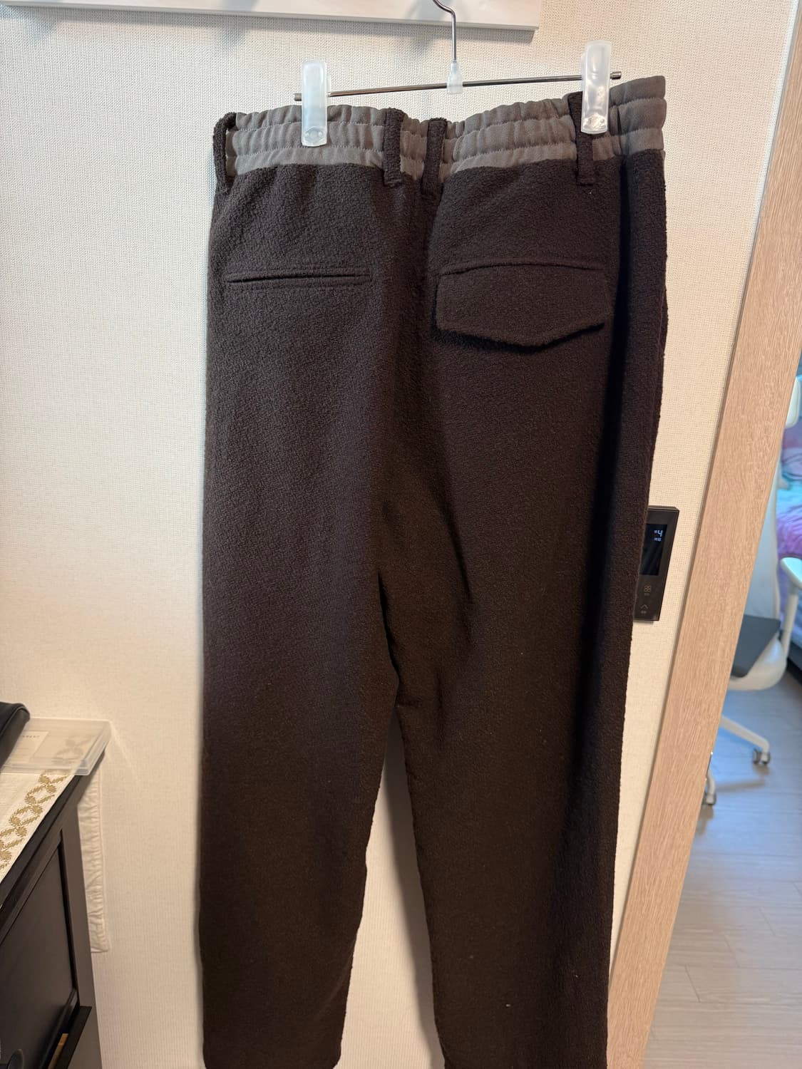 S/e/o RELAXED BOUCLE TROUSERS BROWN 브라운 상품이미지6