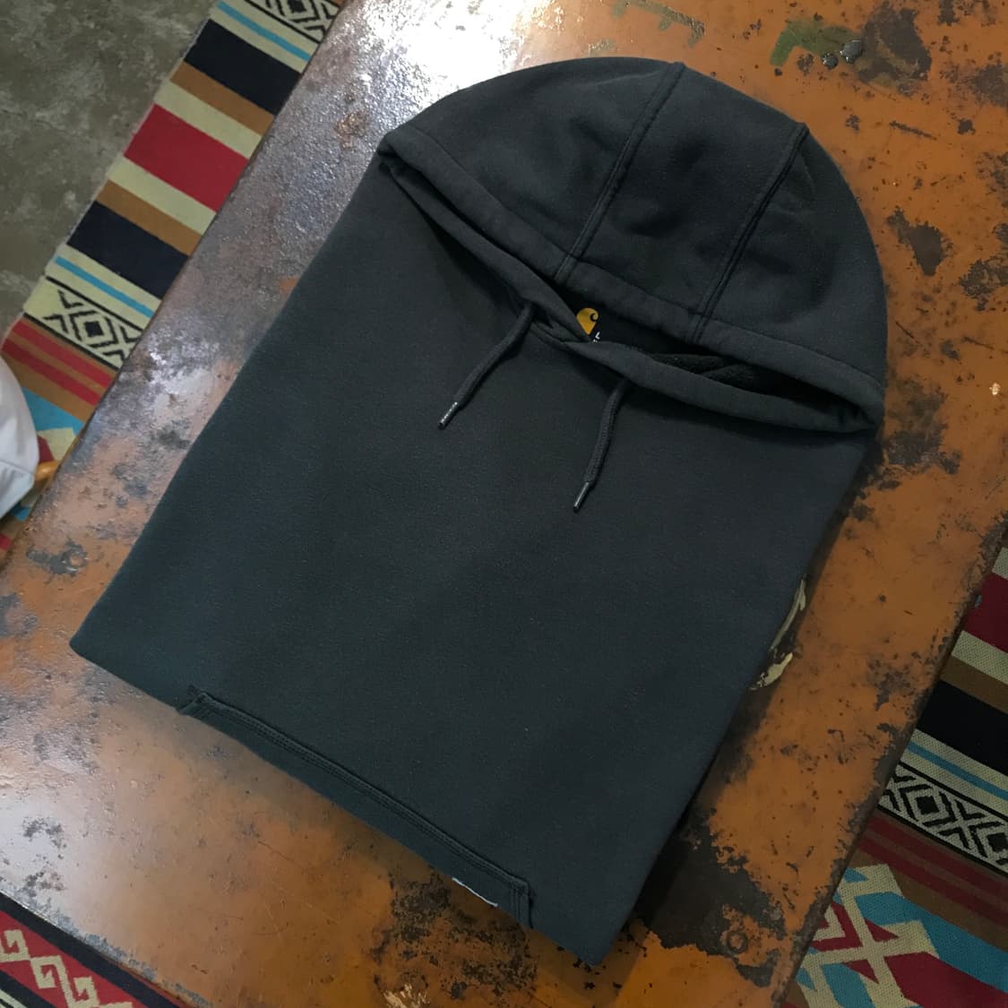 칼하트 차콜 그레이 기모 후디 후드티 남성 115 빅사이즈  상품이미지1