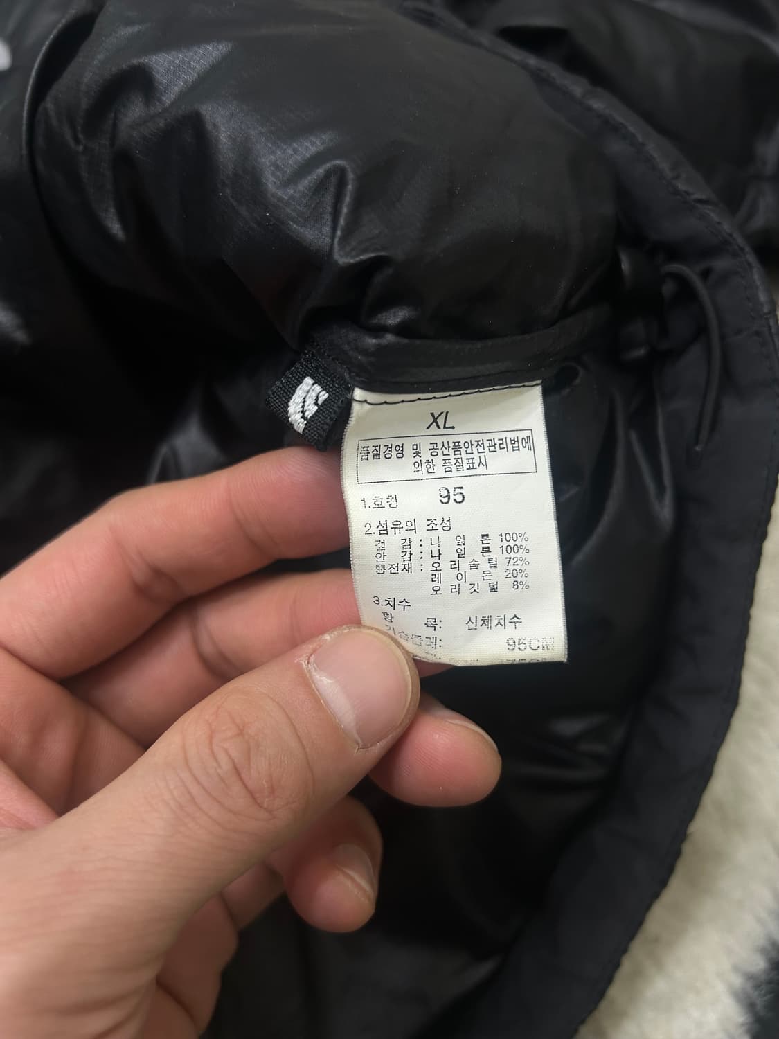 [공용]노스페이스 아콘카구아 써밋시리즈 후드패딩/블랙 상품이미지6