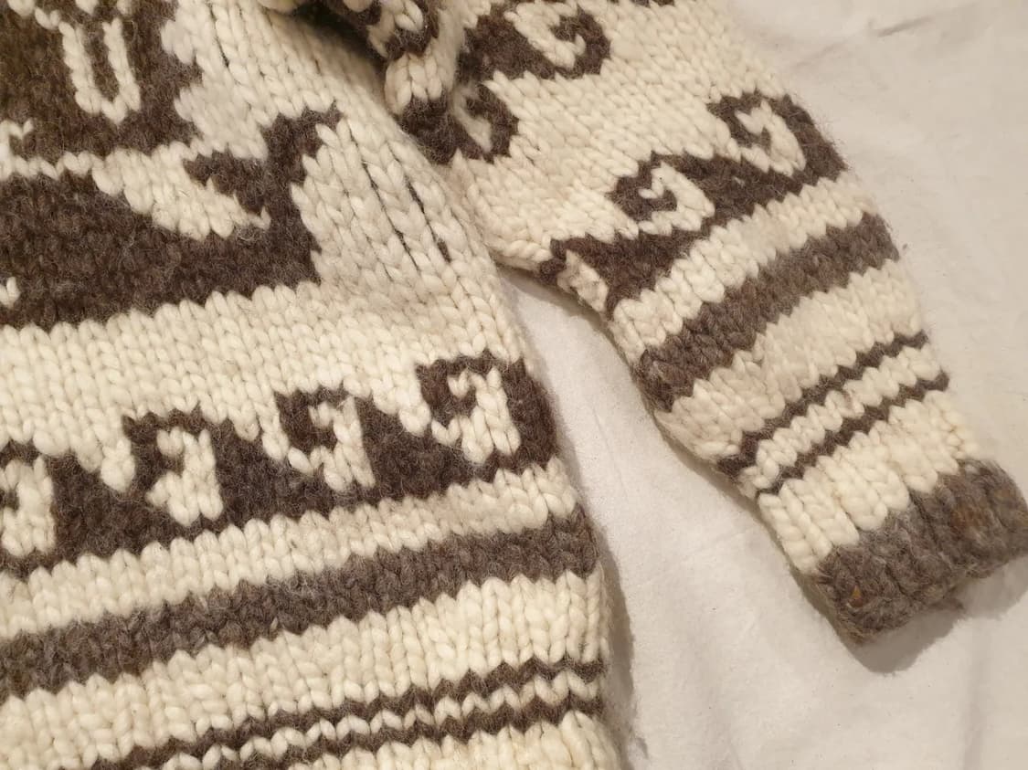 캐나다 코위찬 인디안 니트 상품이미지4