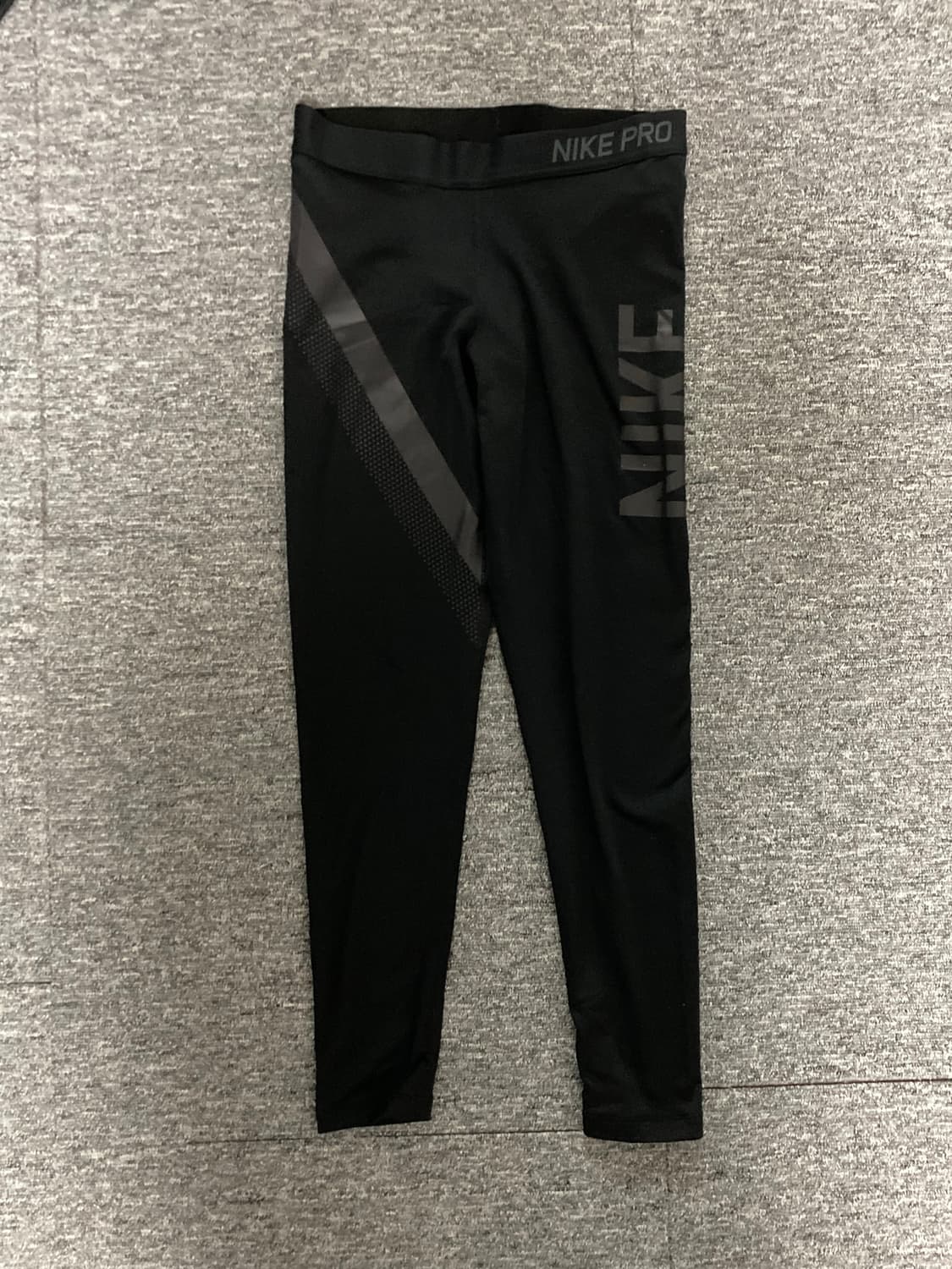 나이키 우먼스 프로 블랙 타이즈 XL 상품이미지1