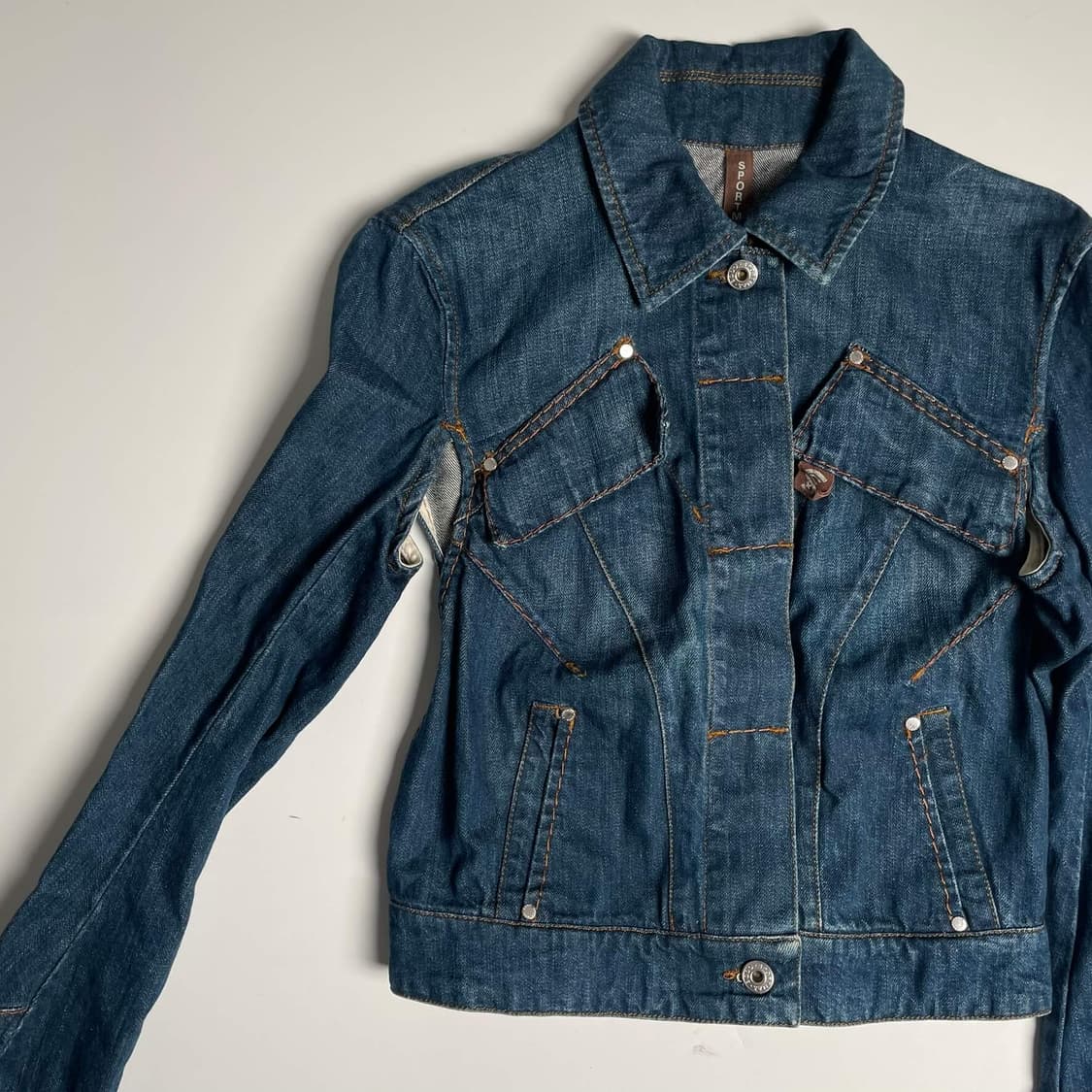 Sportmax 슬릿 데님 자켓 상품이미지3