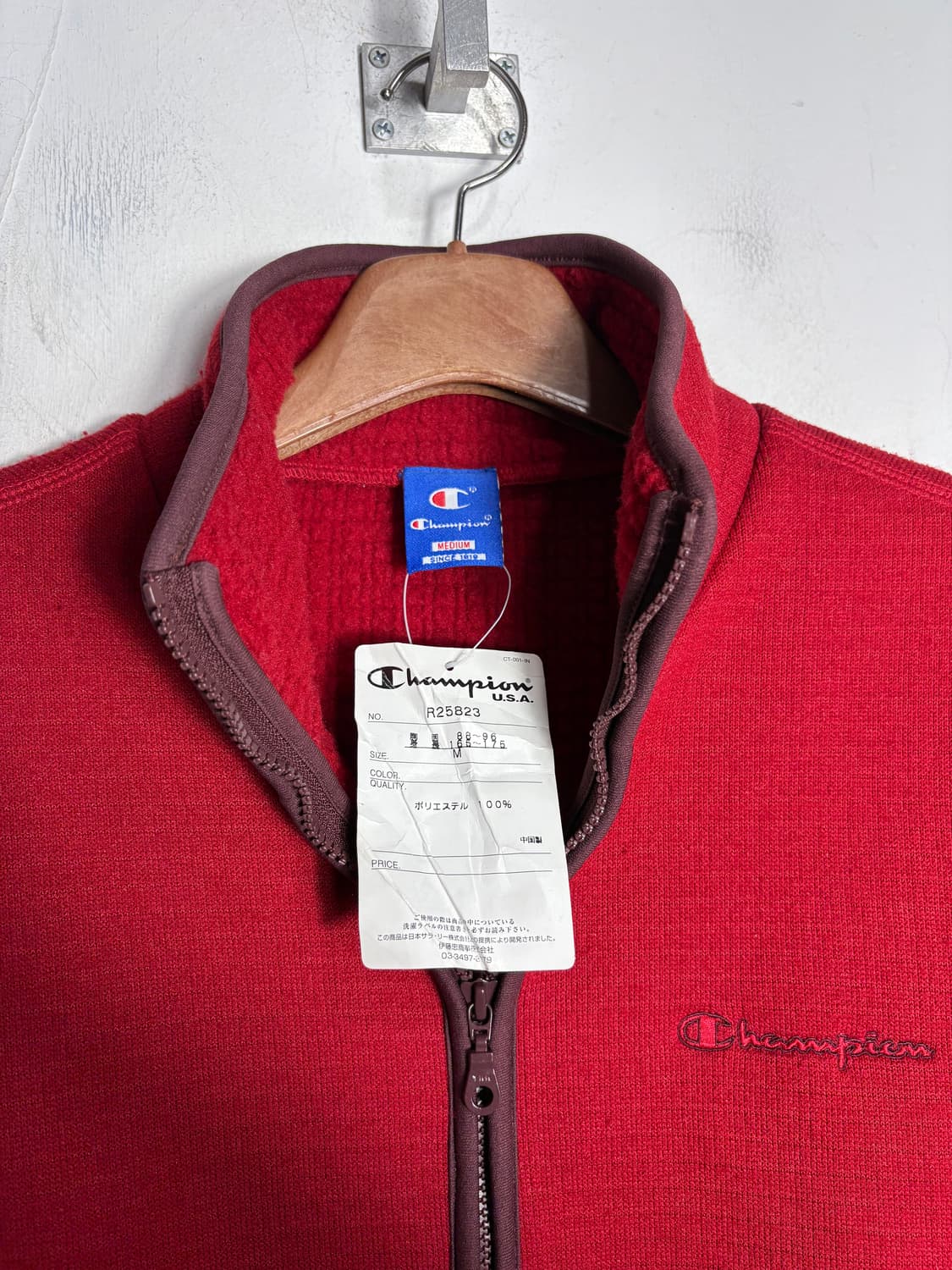 Champion 챔피온 레드 후리스 ( 미사용 상품) 상품이미지2