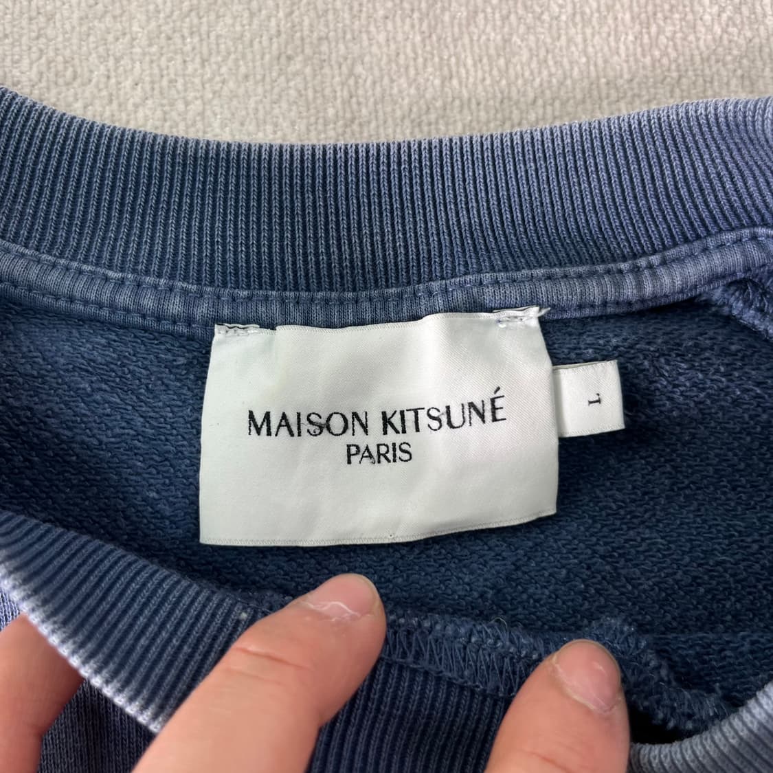 100 메종키츠네 칠렉스 폭스패치 맨투맨 상품이미지3