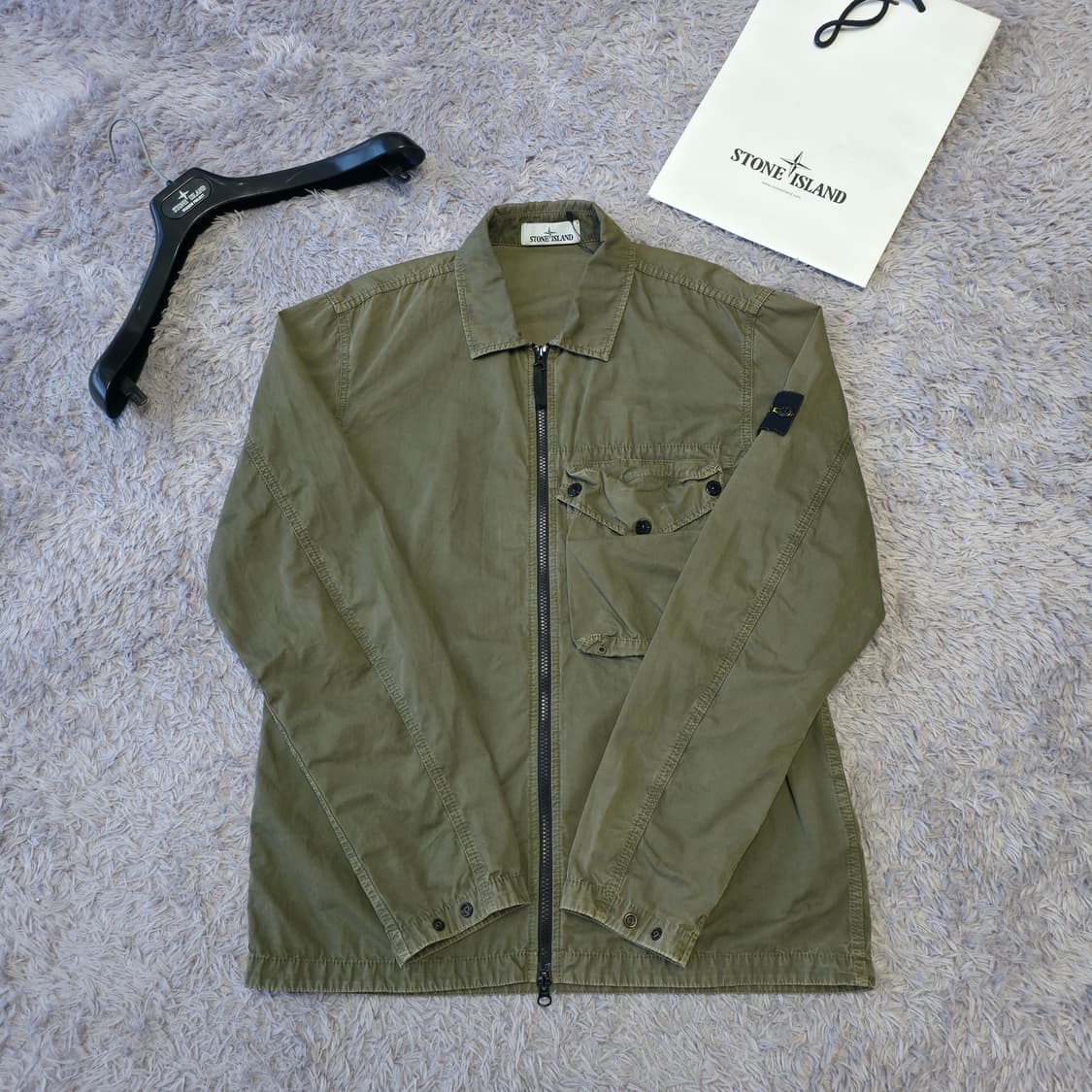 {클로젯}[L][백화점판]스톤아일랜드 오버셔츠 자켓 상품이미지1