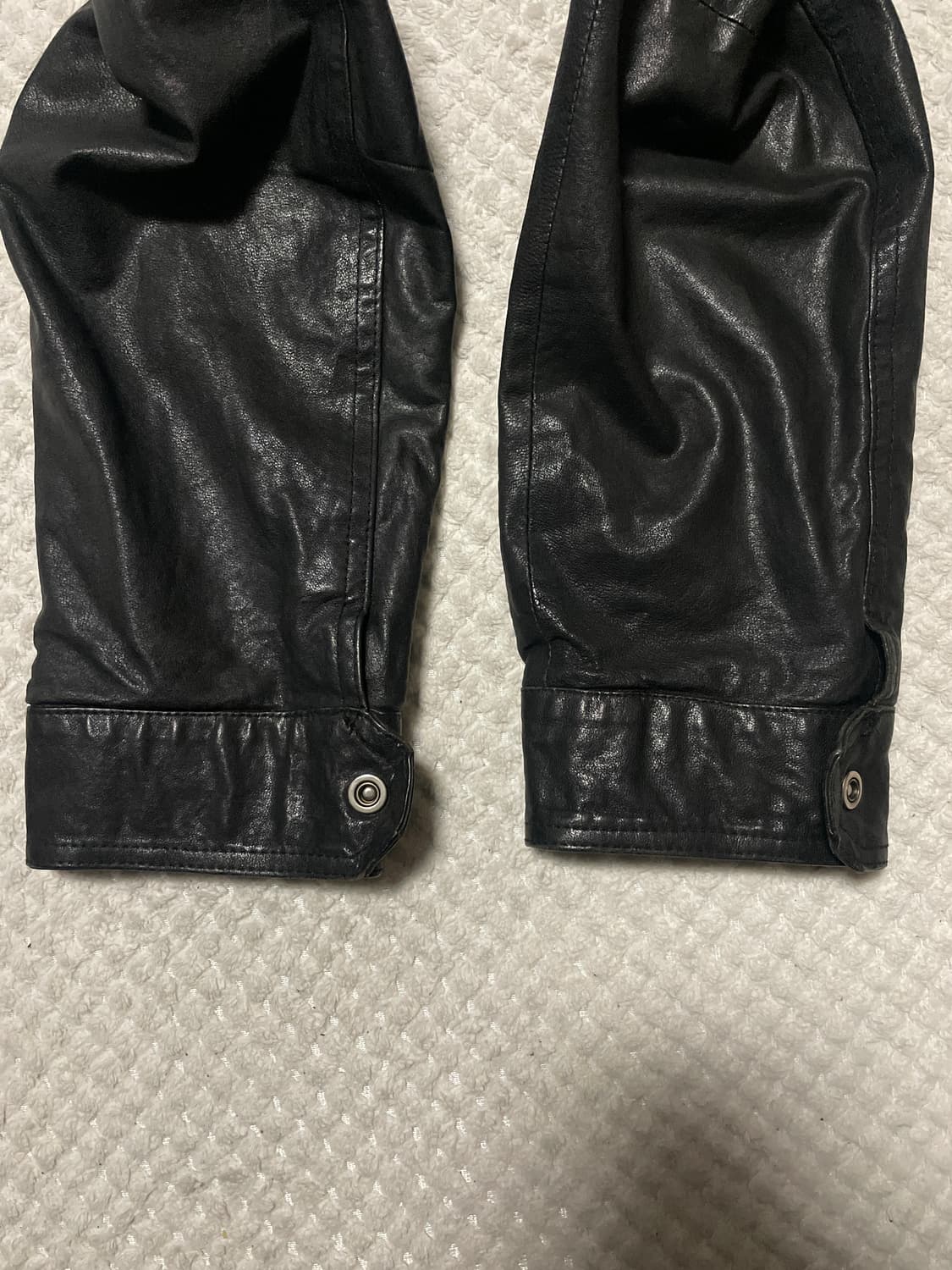 광희시장 웨스턴 무드 램스킨 양가죽 레더 자켓 상품이미지5