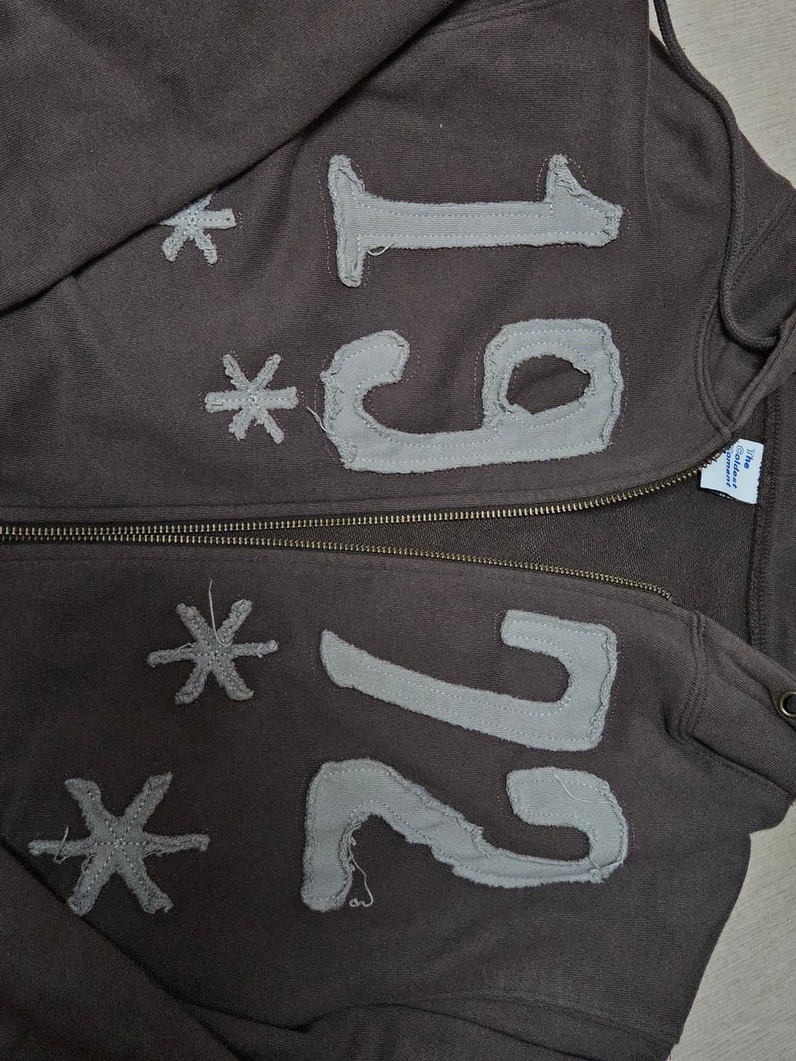 더콜디스트모먼트 후드집업 다크브라운/TCM 상품이미지5