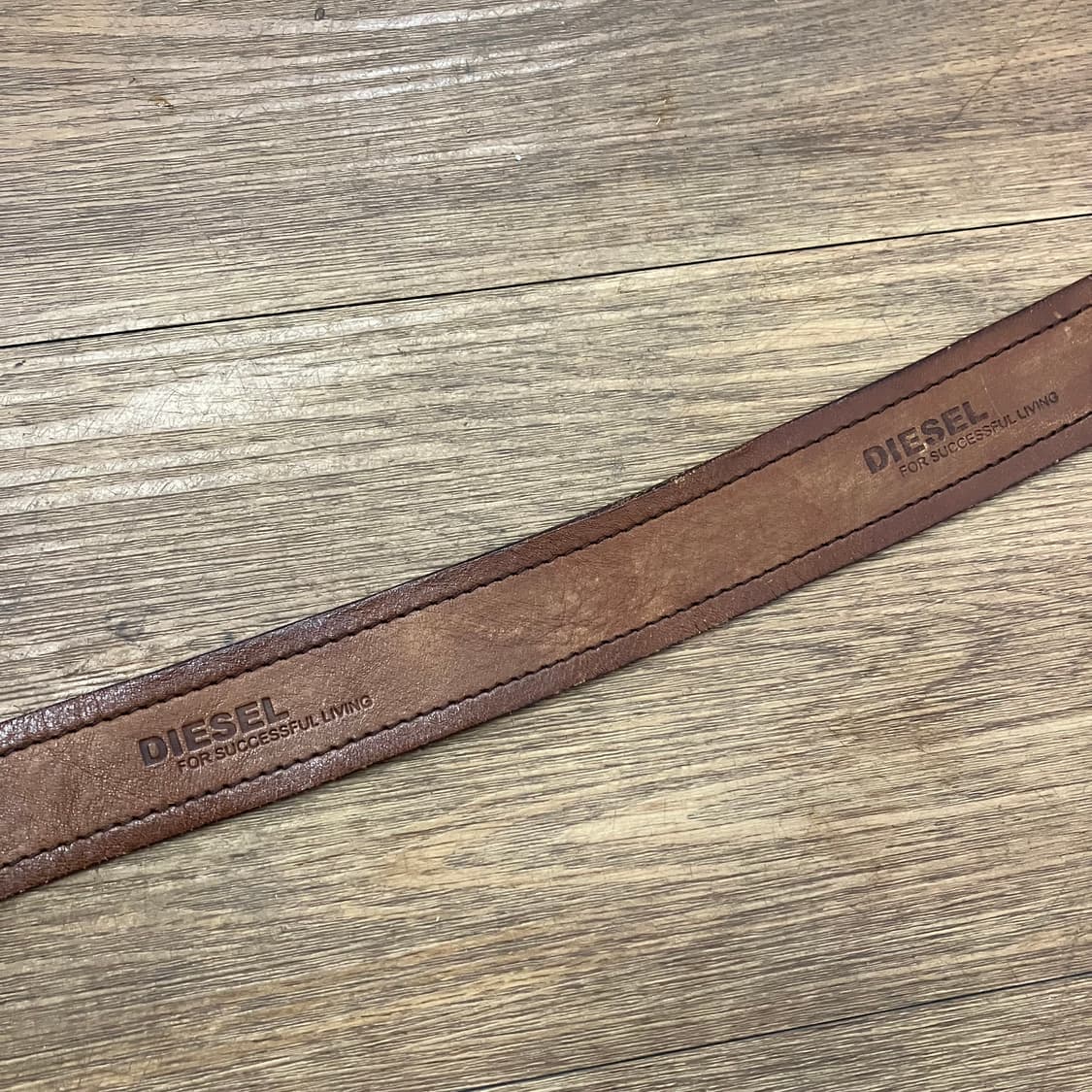 N16 디젤 가죽 벨트 브라운 상품이미지4
