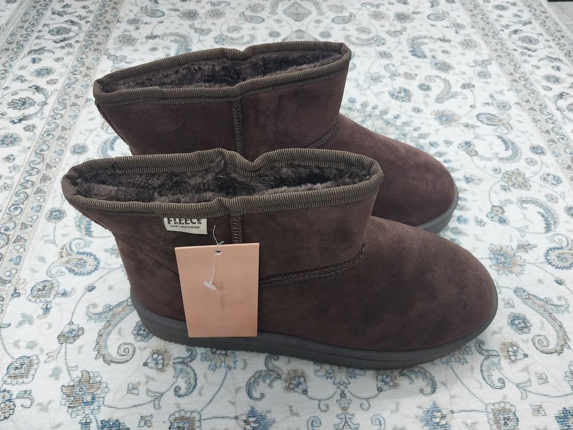 (새상품) 플리스 멜번 스웨이드 털 안감 숏 부츠 250mm 상품이미지4