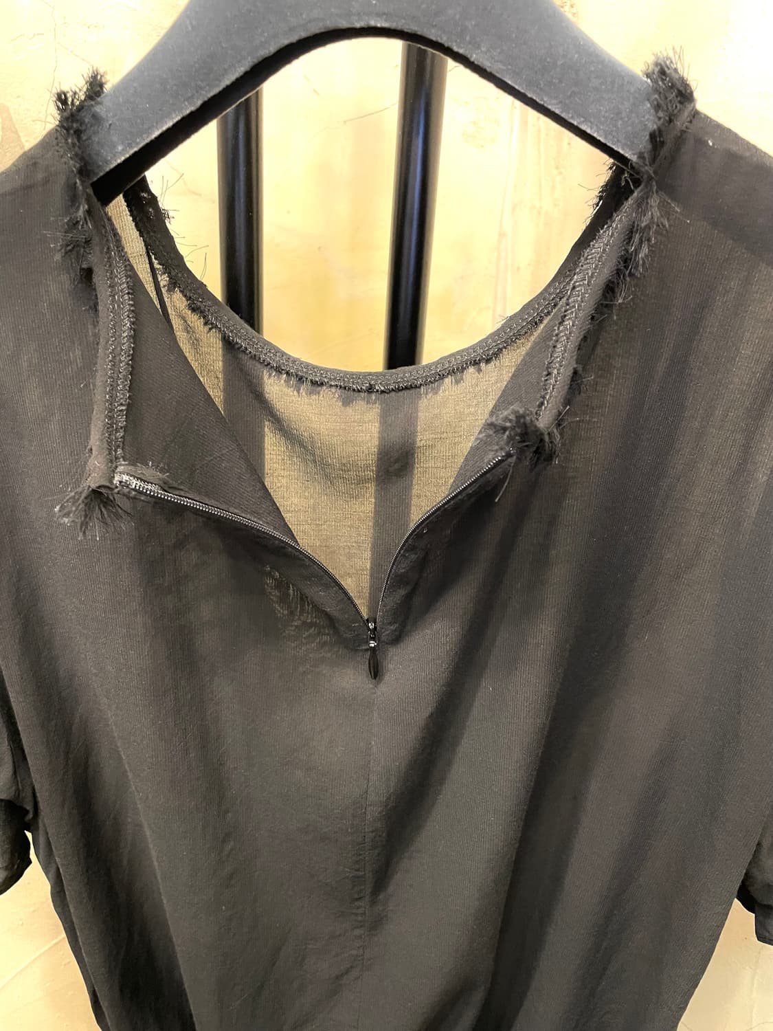 타임 시스루 반팔 블라우스 55~66 상품이미지9