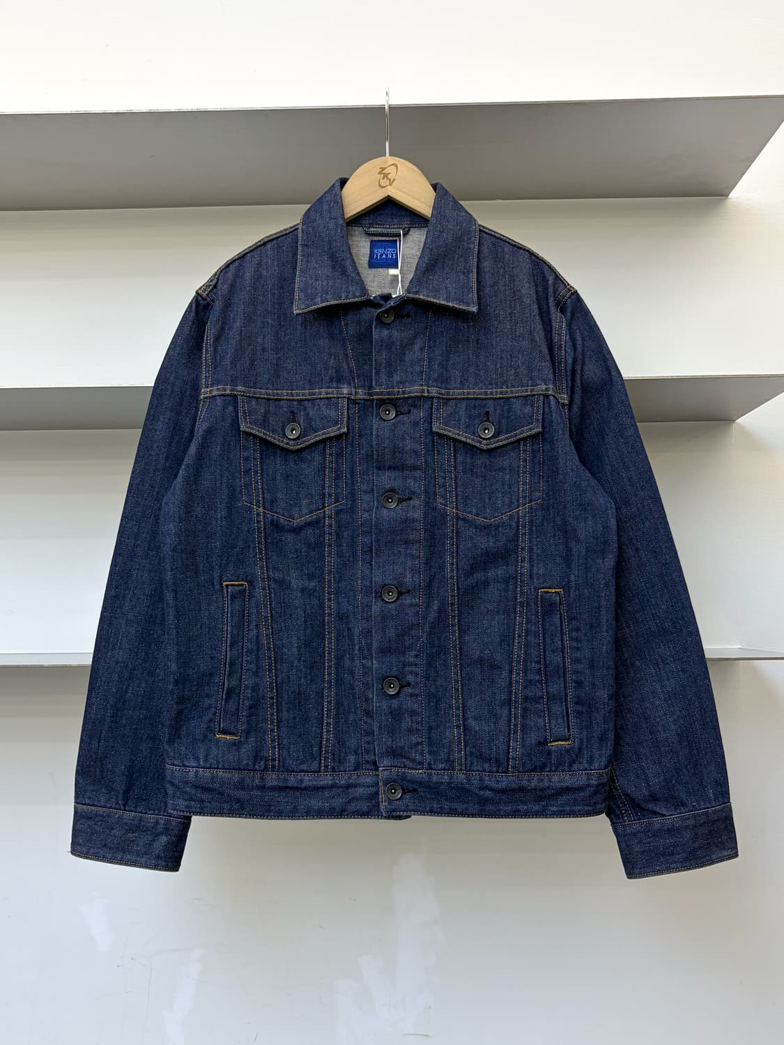 겐조 진스 투포켓 데님 트러커 자켓 상품이미지1