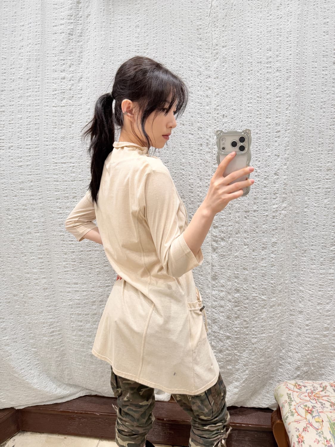 Pocket string long sleeve 상품이미지4