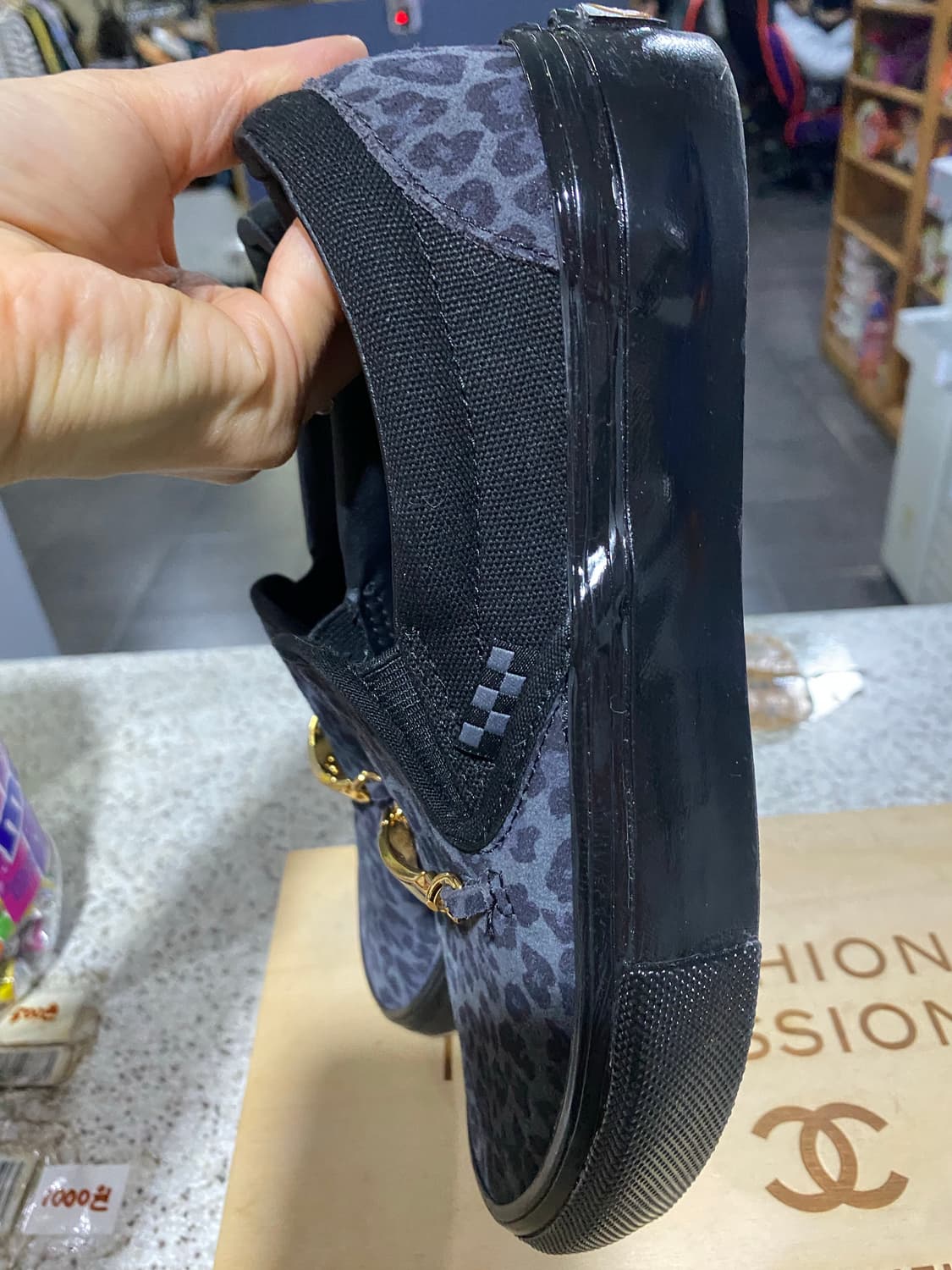 반스 레오파드 슬립온 230(새상품) 상품이미지8