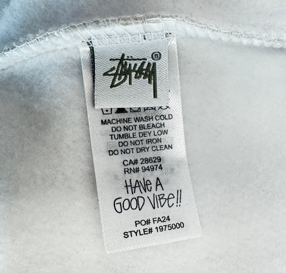 스투시 베이직로고 기모 후드집업 2컬러 상품이미지8