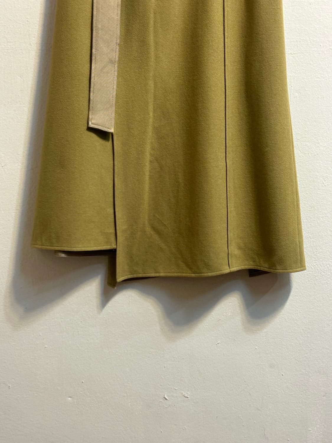 시스템 울 비대칭 스커트 상품이미지5