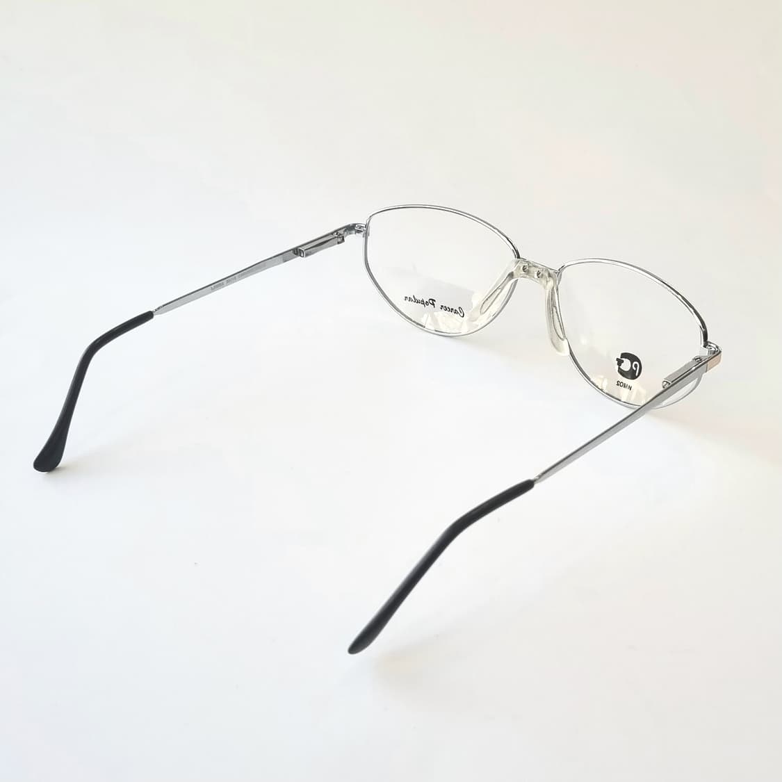 데드스탁 유럽 빈티지  실 버 오벌 빅사이즈 안경테 119 상품이미지7