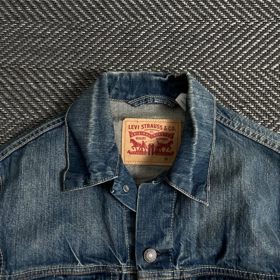리바이스 오리지날 워싱 데님 트러커 자켓y 2938 상품이미지5
