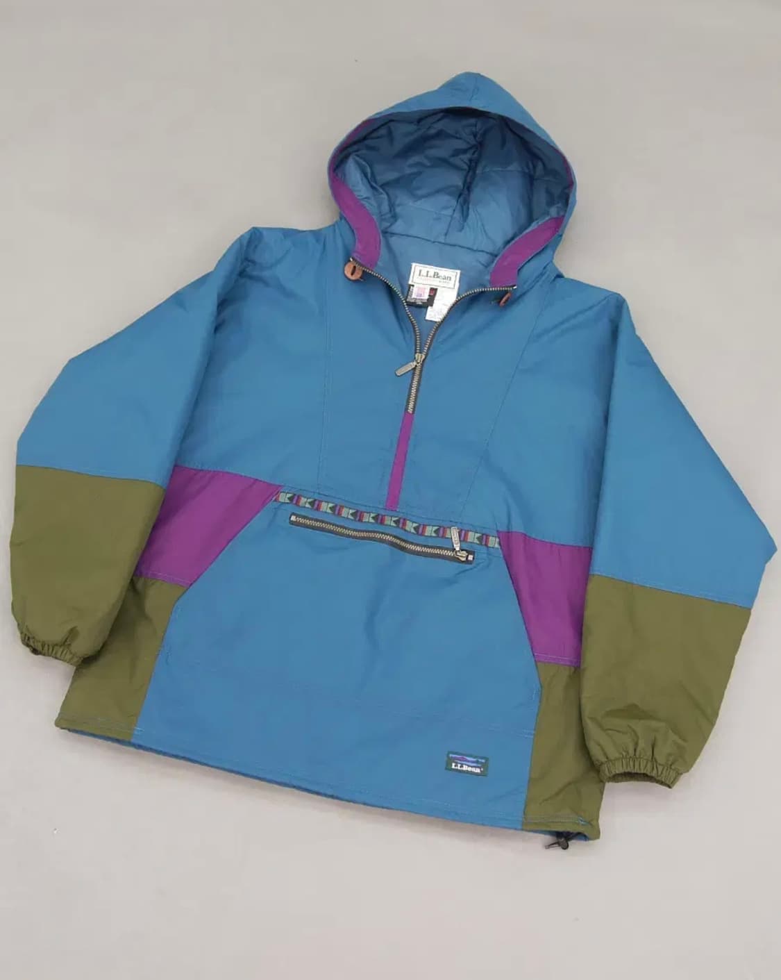 90s L.L.Bean 엘엘빈 신슐레이트 풀오버 아노락파카 L(~110) 상품이미지3