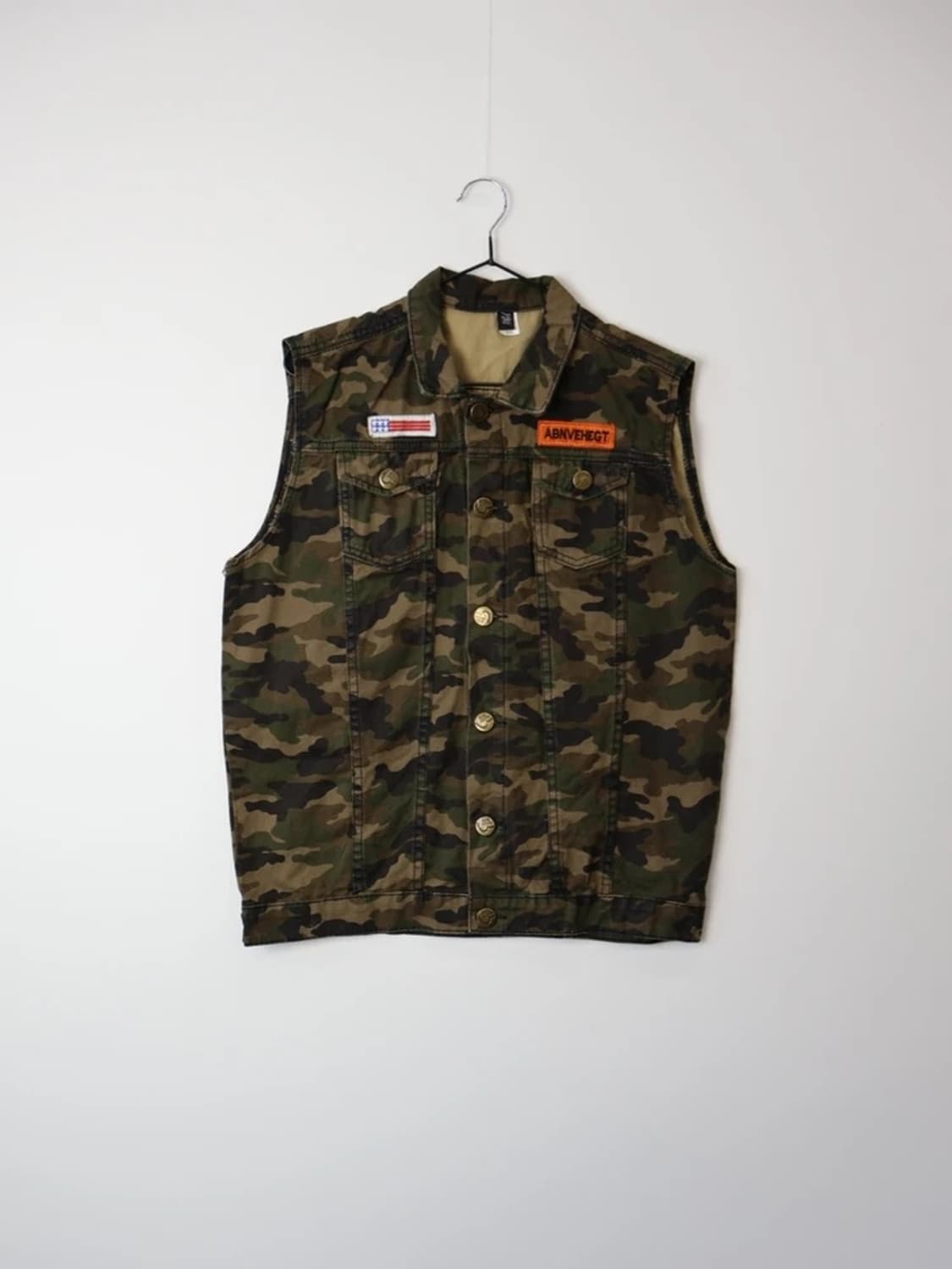 Camo Patch Military Vest 상품이미지3