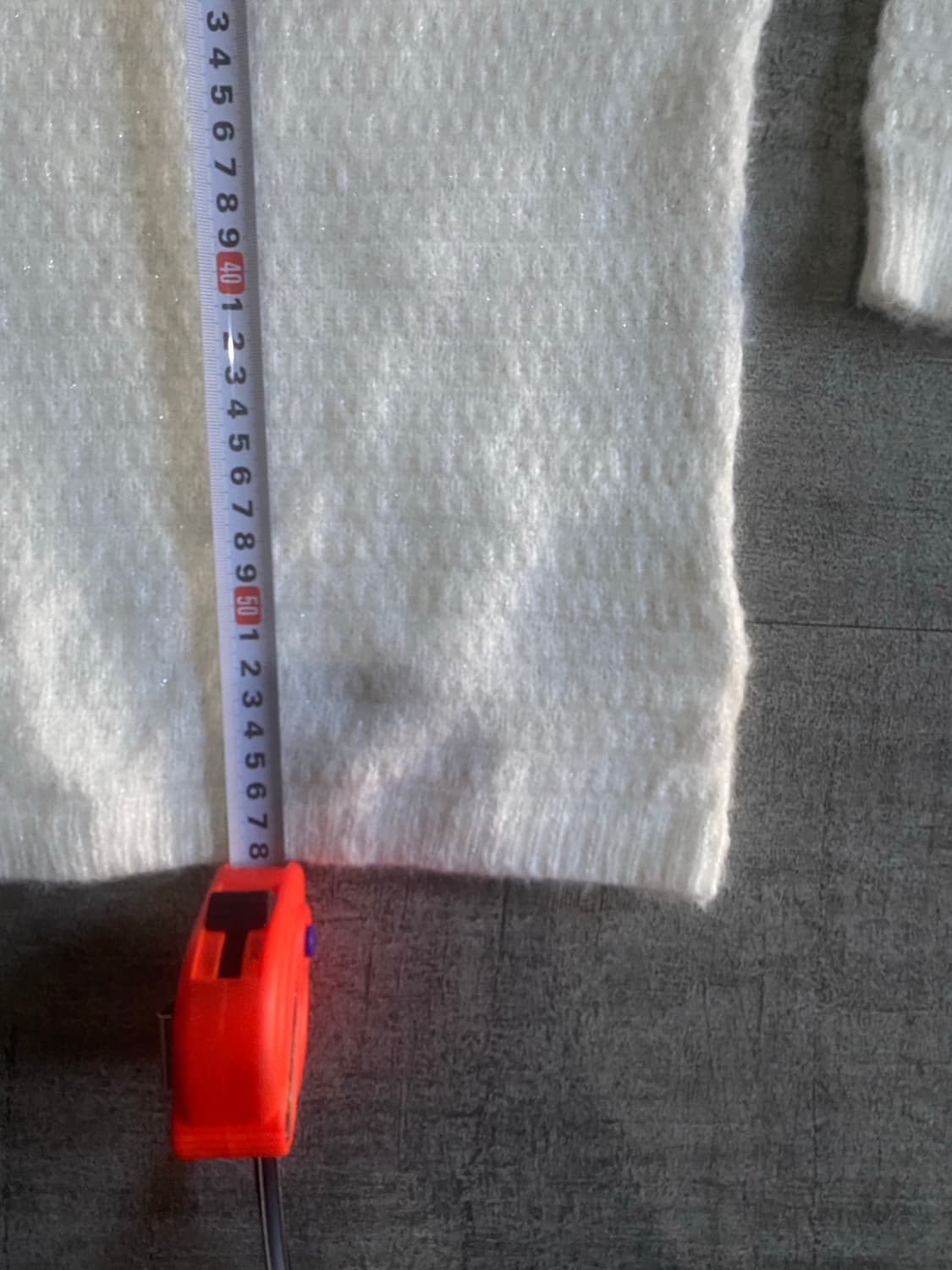 일본빈티지 하구미모리걸 달천깔페어리 공주풍 글리터 브이넥 니트스웨터 상품이미지3