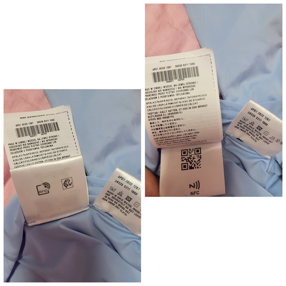 정품)급처미사용새상품!프라다 장원영 삼각로고 져지터틀넥탑목폴라하이넥티셔츠 상품이미지10