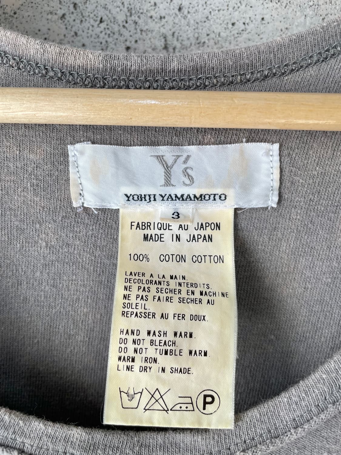 Y’s 요지야마모토 슬리브리스 상품이미지10