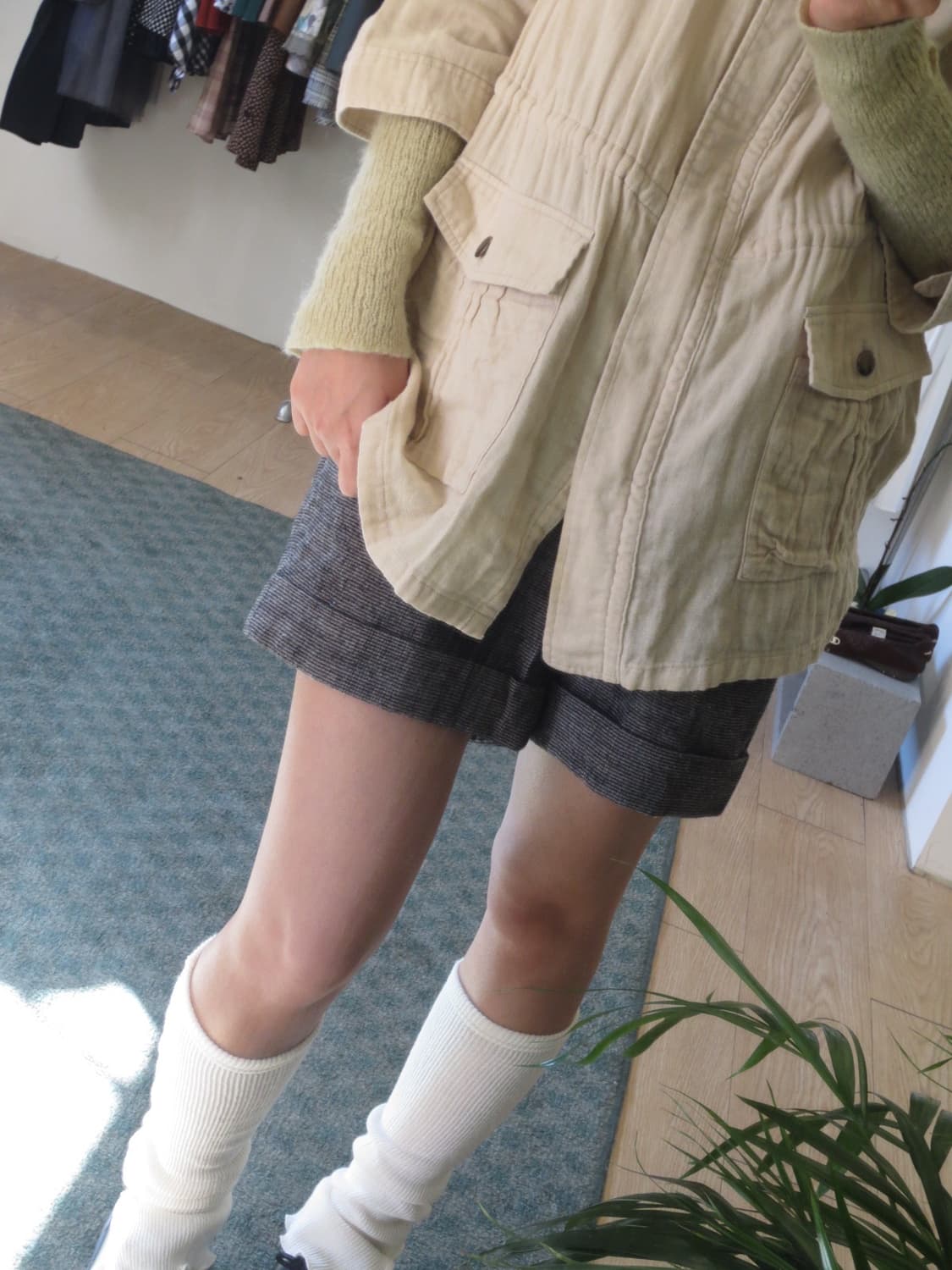 vintage wool shorts 상품이미지1