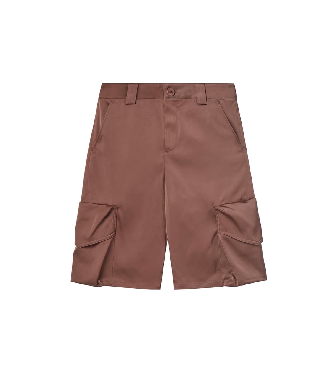 더오픈프로덕트(OPEN YY)세틴 카고 쇼츠_Brown 상품이미지2