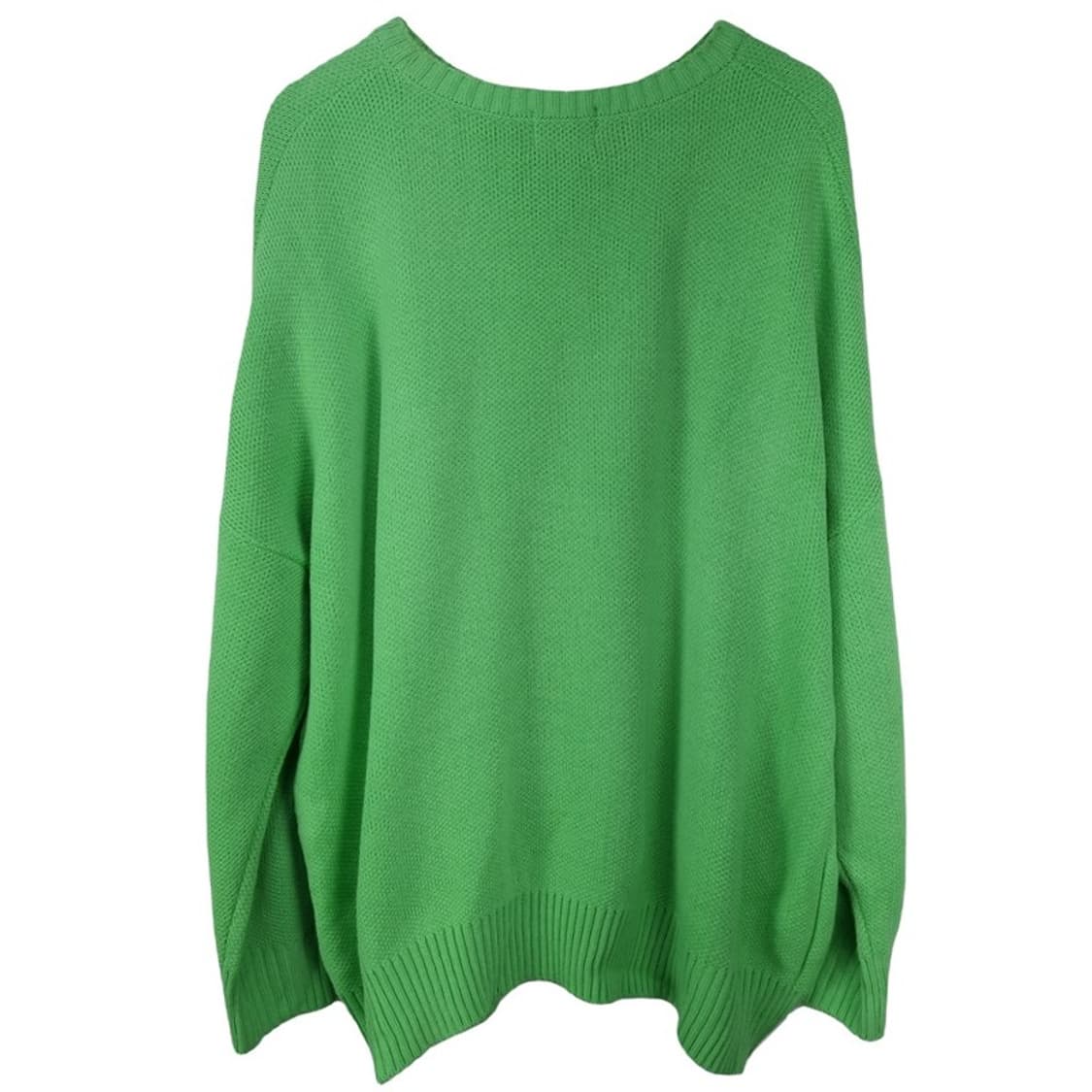 [아조바이아조] 그래픽 프린팅 오버핏 니트 M19305 상품이미지3