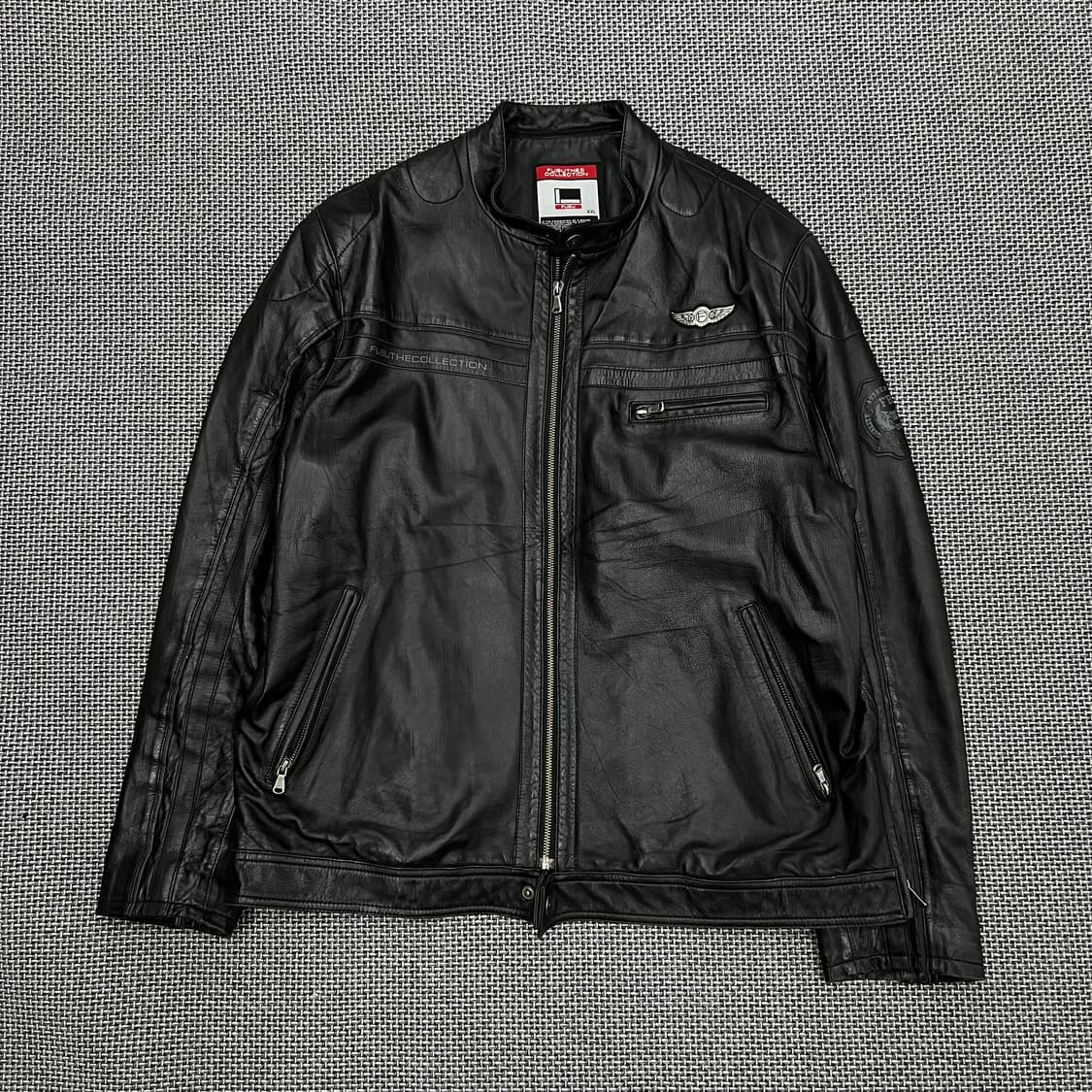 후부 리얼레더 쉽스킨 레더자켓 상품이미지1