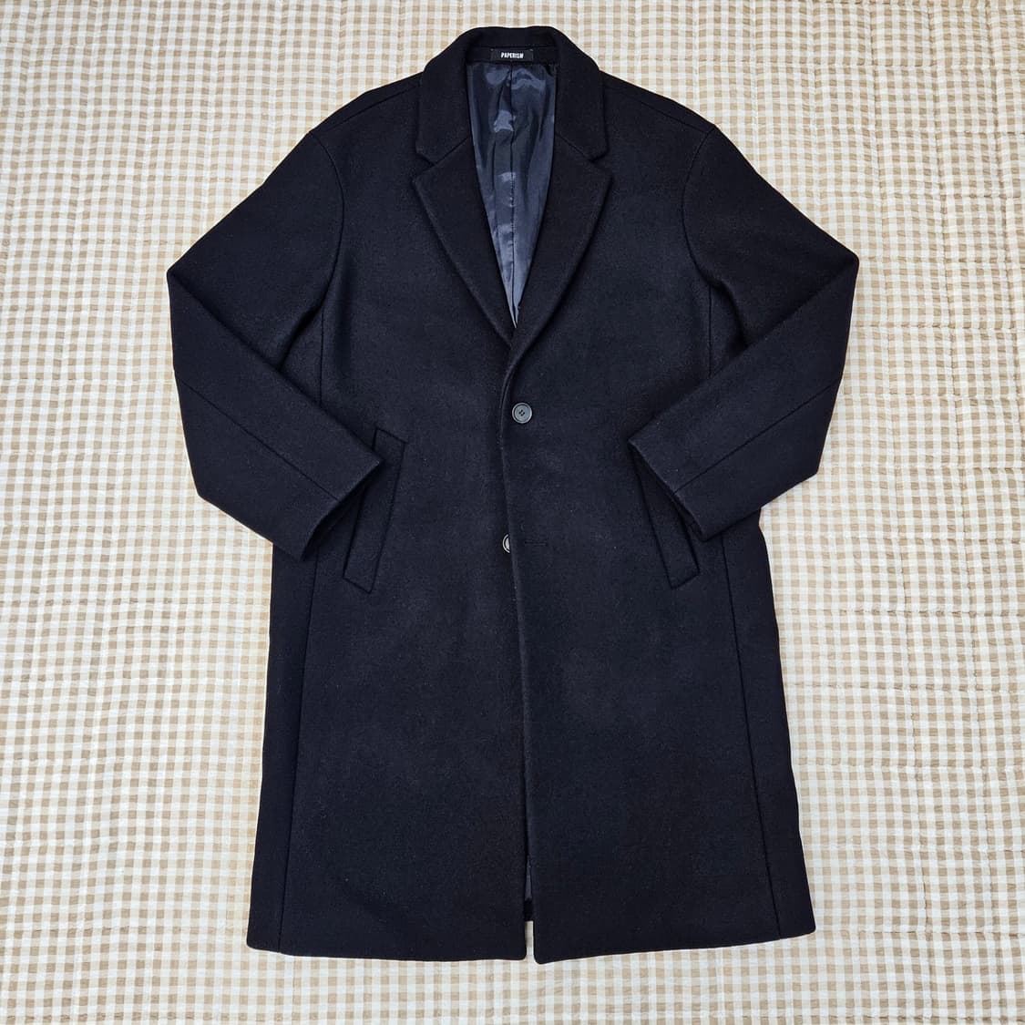 페이퍼리즘 추동 울 코트 자켓 남자100 상품이미지1