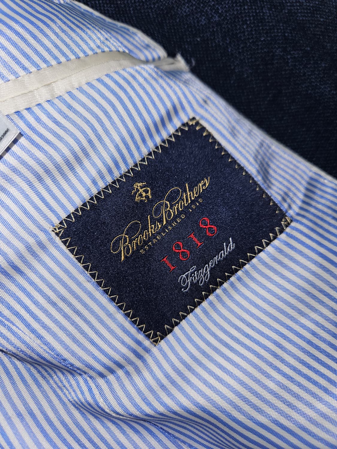 브룩스브라더스 1818 블레이저 자켓 REDA 큐프라 48사이즈 상품이미지3