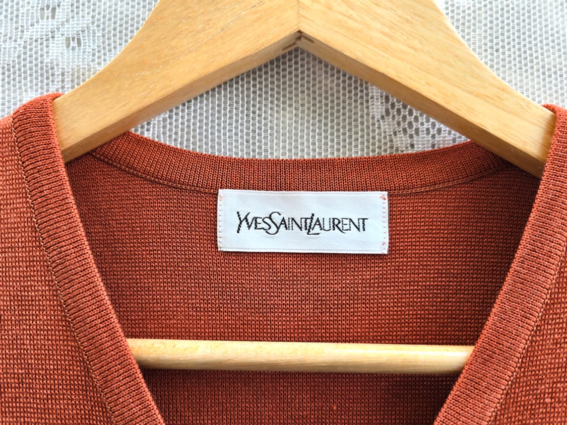 입생로랑 빈티지 반팔니트 상품이미지3