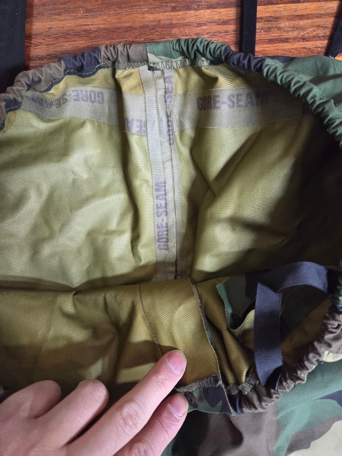 밀리터리 고어텍스 카모 심실링 팬츠 34~36 상품이미지3